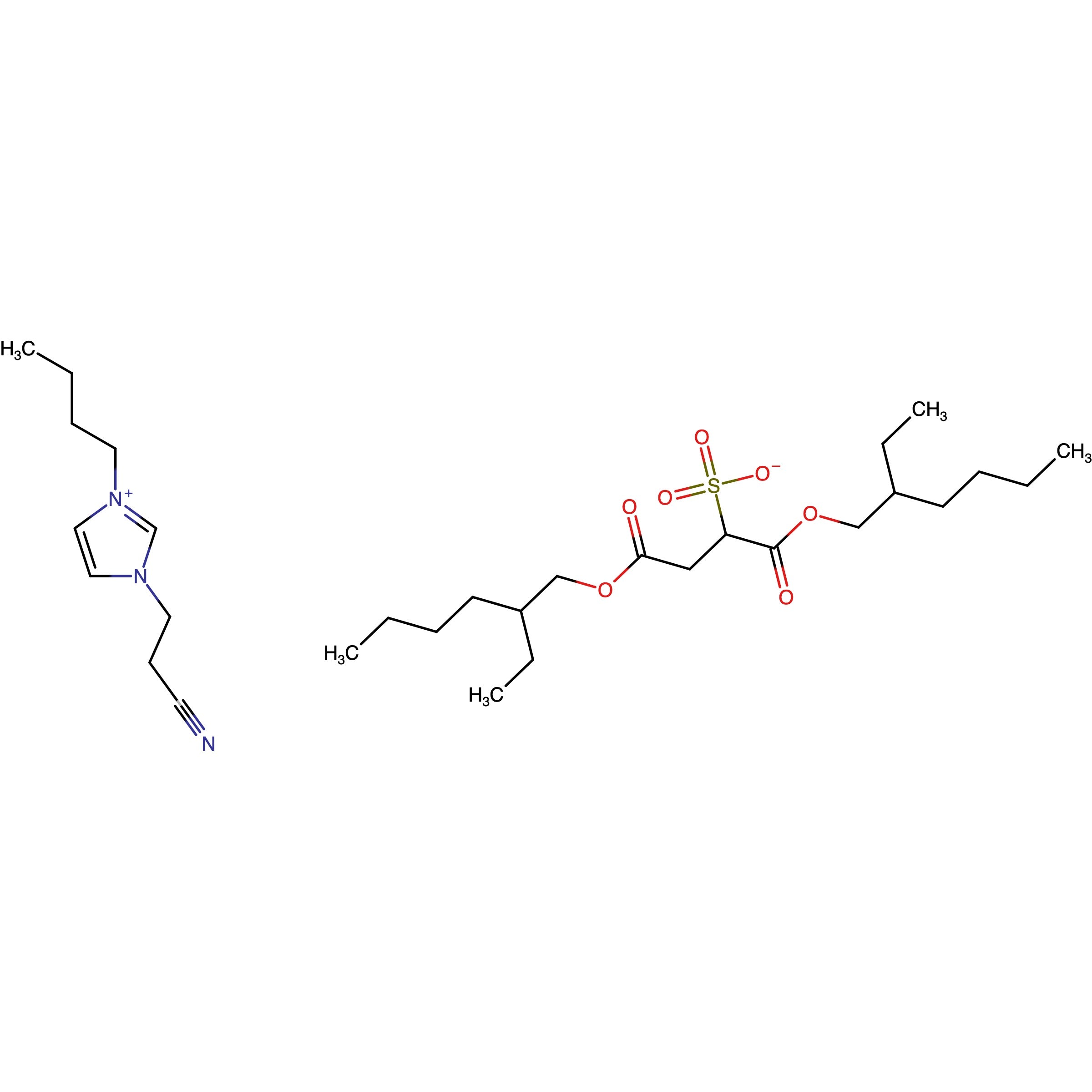 CAS RN 1310686-97-5 | 3-Butyl-1-(2-cyanoethyl)-1H-imidazol-3-ium 1,4-bis((2-ethylhexyl)oxy)-1,4-dioxobutane-2-sulfonate