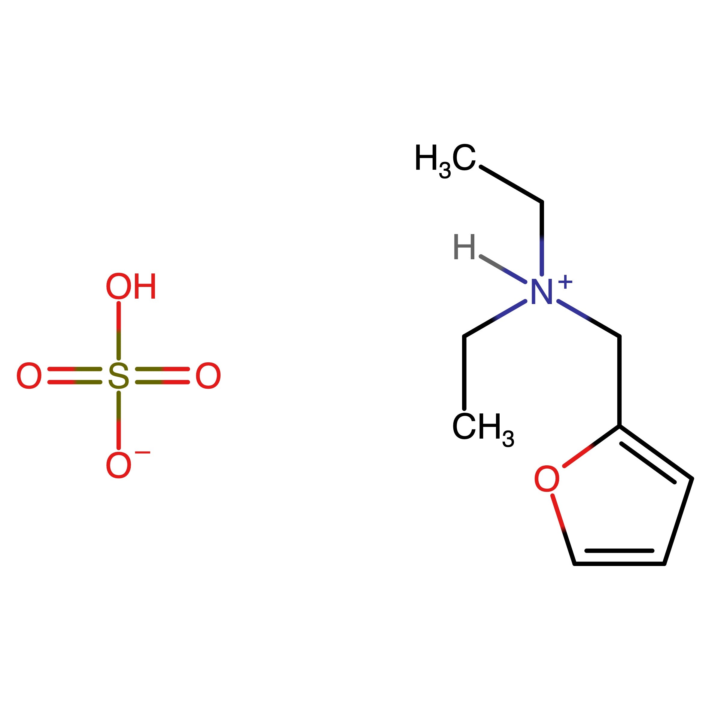 CAS RN 1630760-00-7 | N-Ethyl-N-(furan-2-ylmethyl)ethanaminium hydrogen sulfate