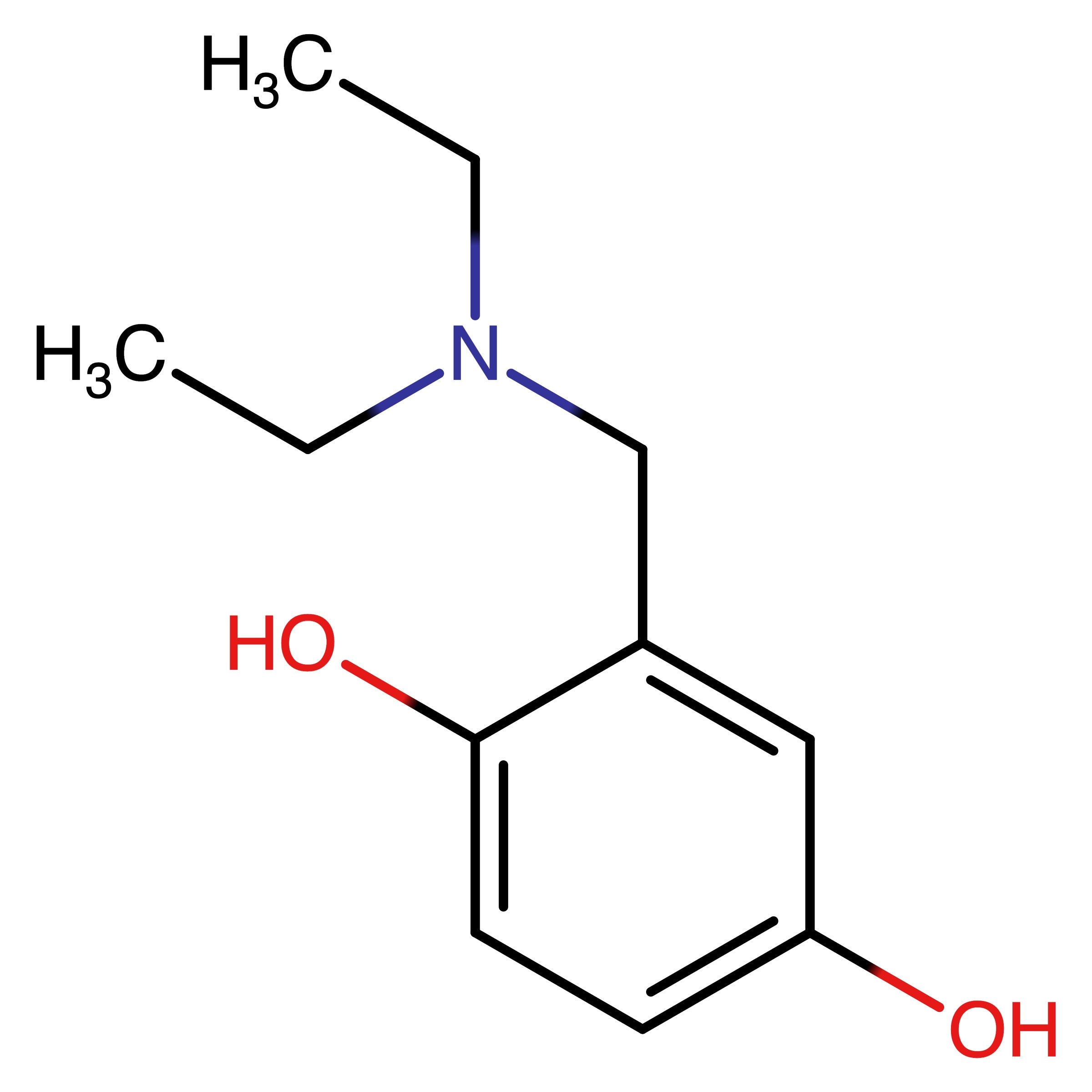 CAS RN 2610-38-0 | 2-((Diethylamino)methyl)benzene-1,4-diol