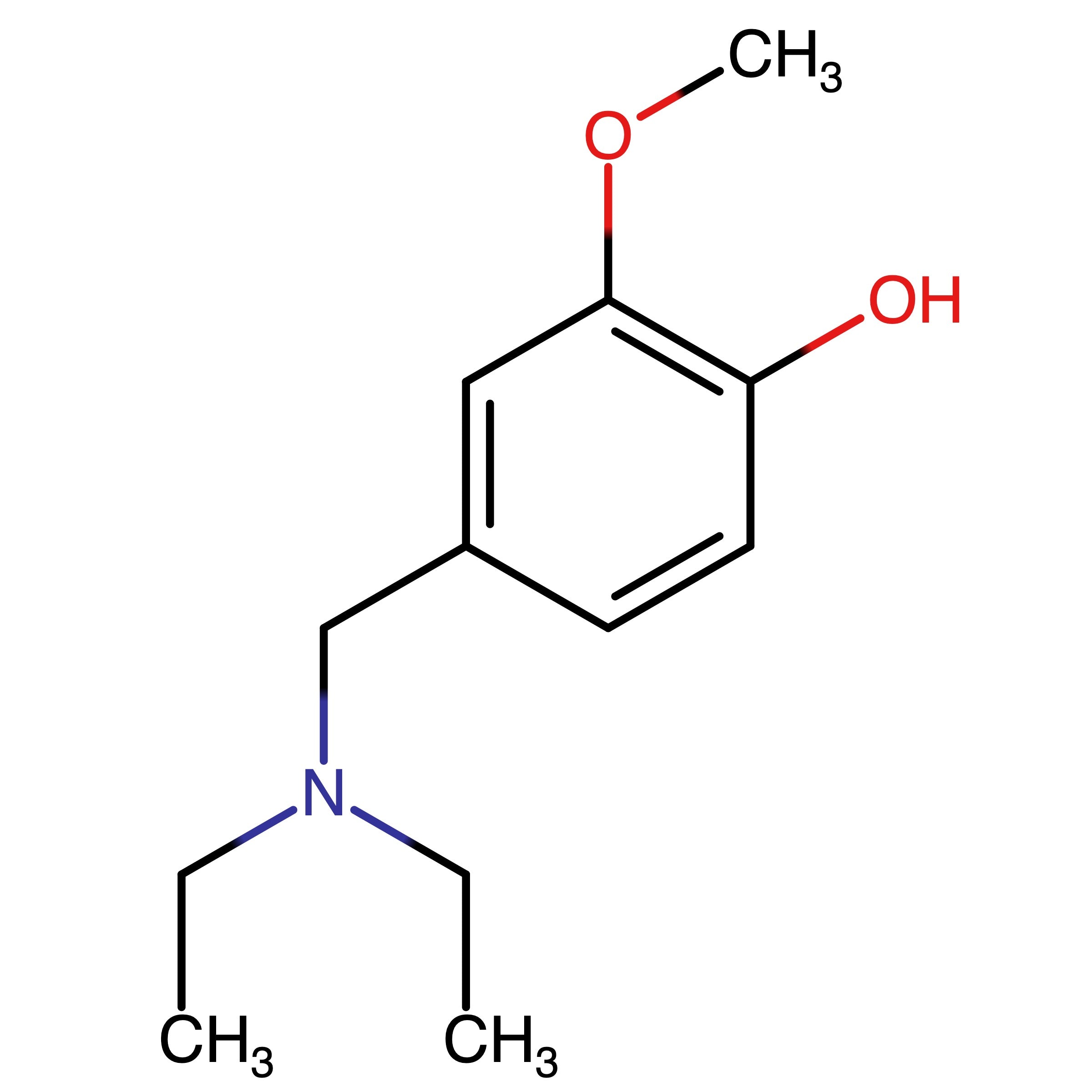 CAS RN 95730-66-8 | 4-((Diethylamino)methyl)-2-methoxyphenol