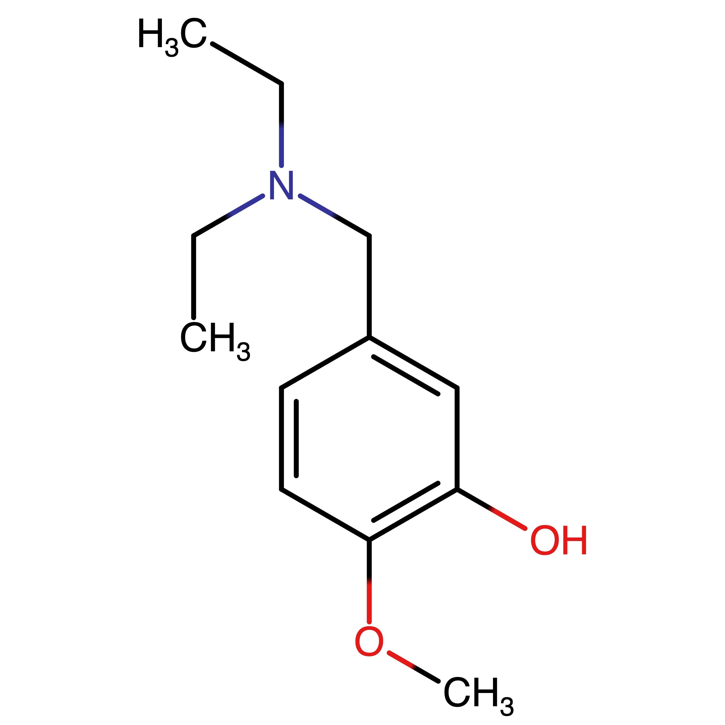 CAS RN 63673-90-5 | 5-((Diethylamino)methyl)-2-methoxyphenol