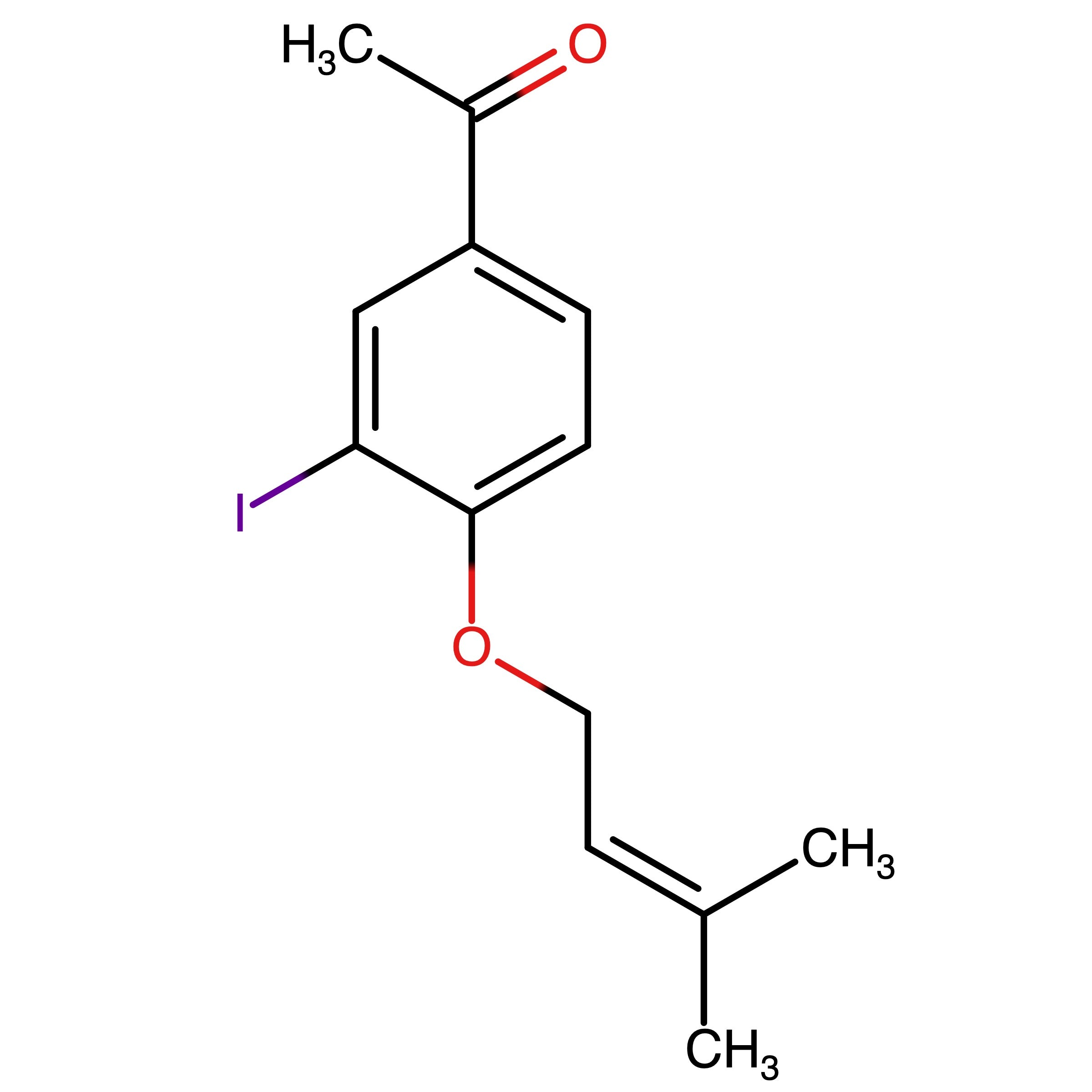 CAS RN 120608-34-6 | 1-(3-Iodo-4-((3-methylbut-2-en-1-yl)oxy)phenyl)ethan-1-one