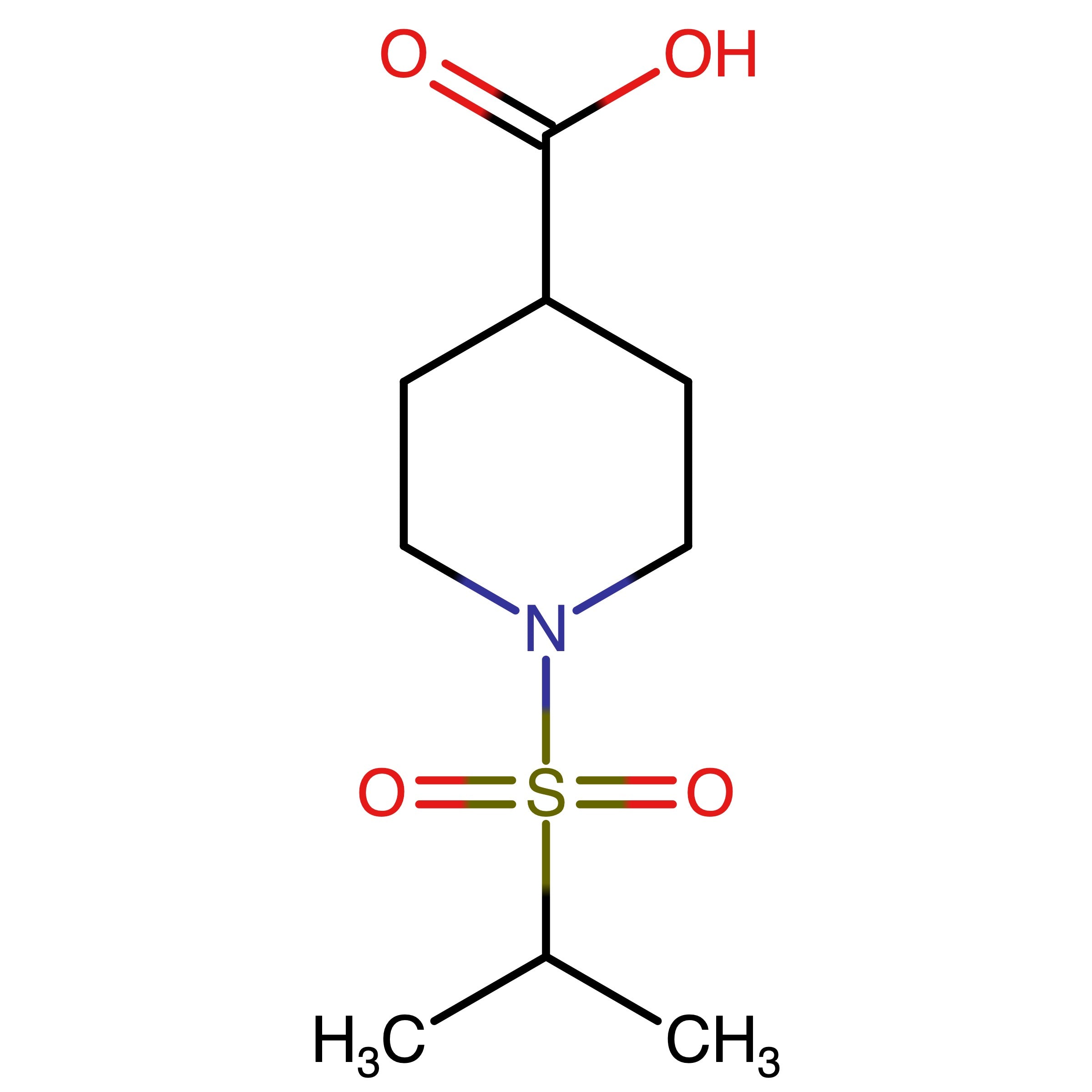 CAS 330985-28-9 | 1-Propan-2-ylsulfonylpiperidine-4-carboxylic acid | MFCD12799035
