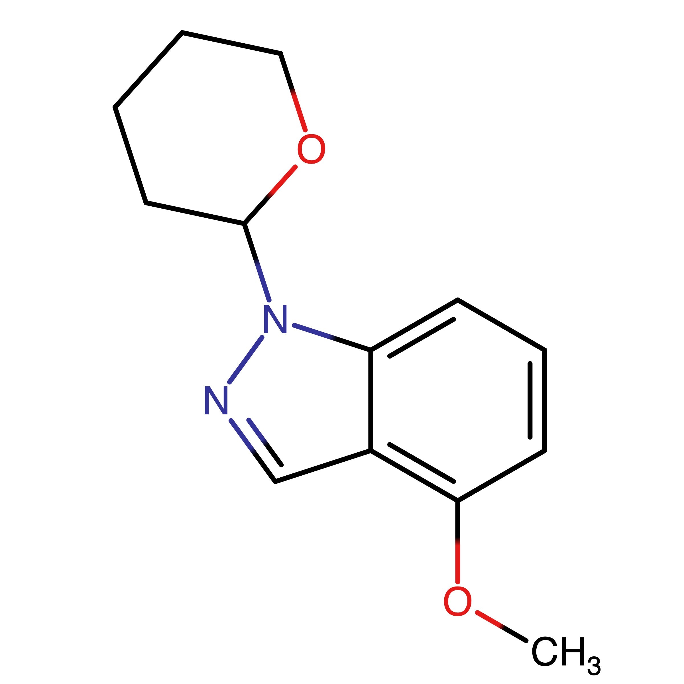 CAS RN 1178903-36-0 | 4-Methoxy-1-(tetrahydro-2H-pyran-2-yl)-1H-indazole