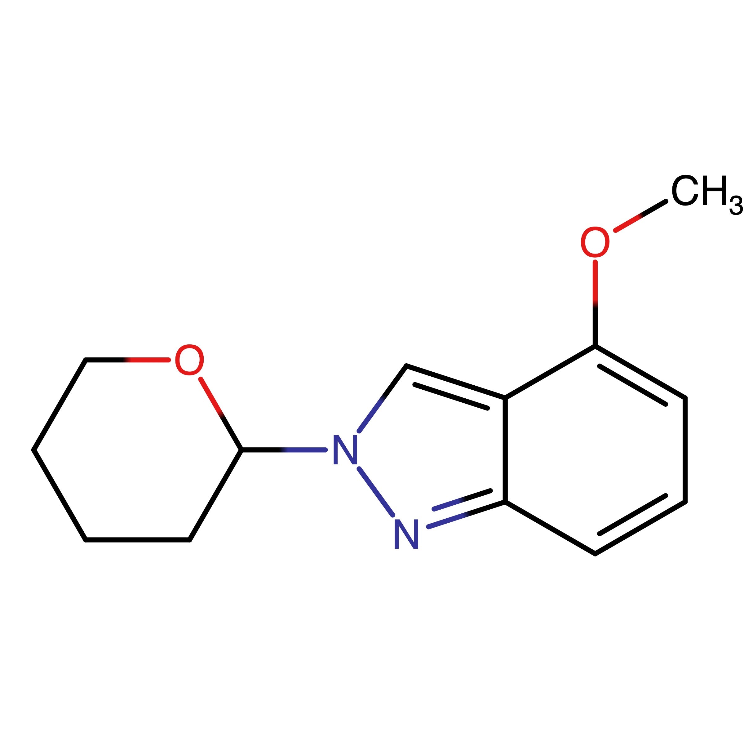 CAS RN 1178903-47-3 | 4-Methoxy-2-(tetrahydro-2H-pyran-2-yl)-2H-indazole