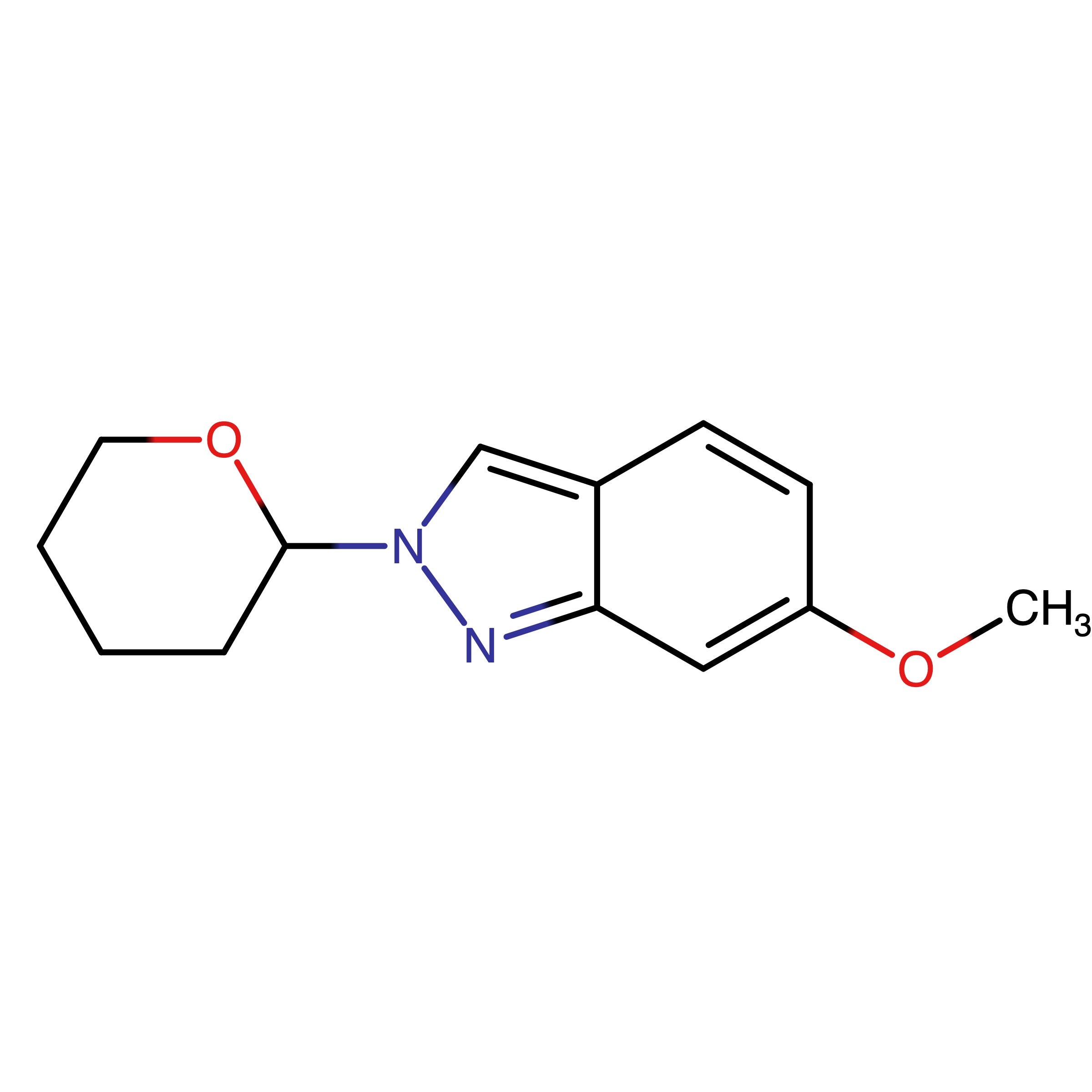 CAS RN 1178903-49-5 | 6-Methoxy-2-(tetrahydro-2H-pyran-2-yl)-2H-indazole | MFCD22380241