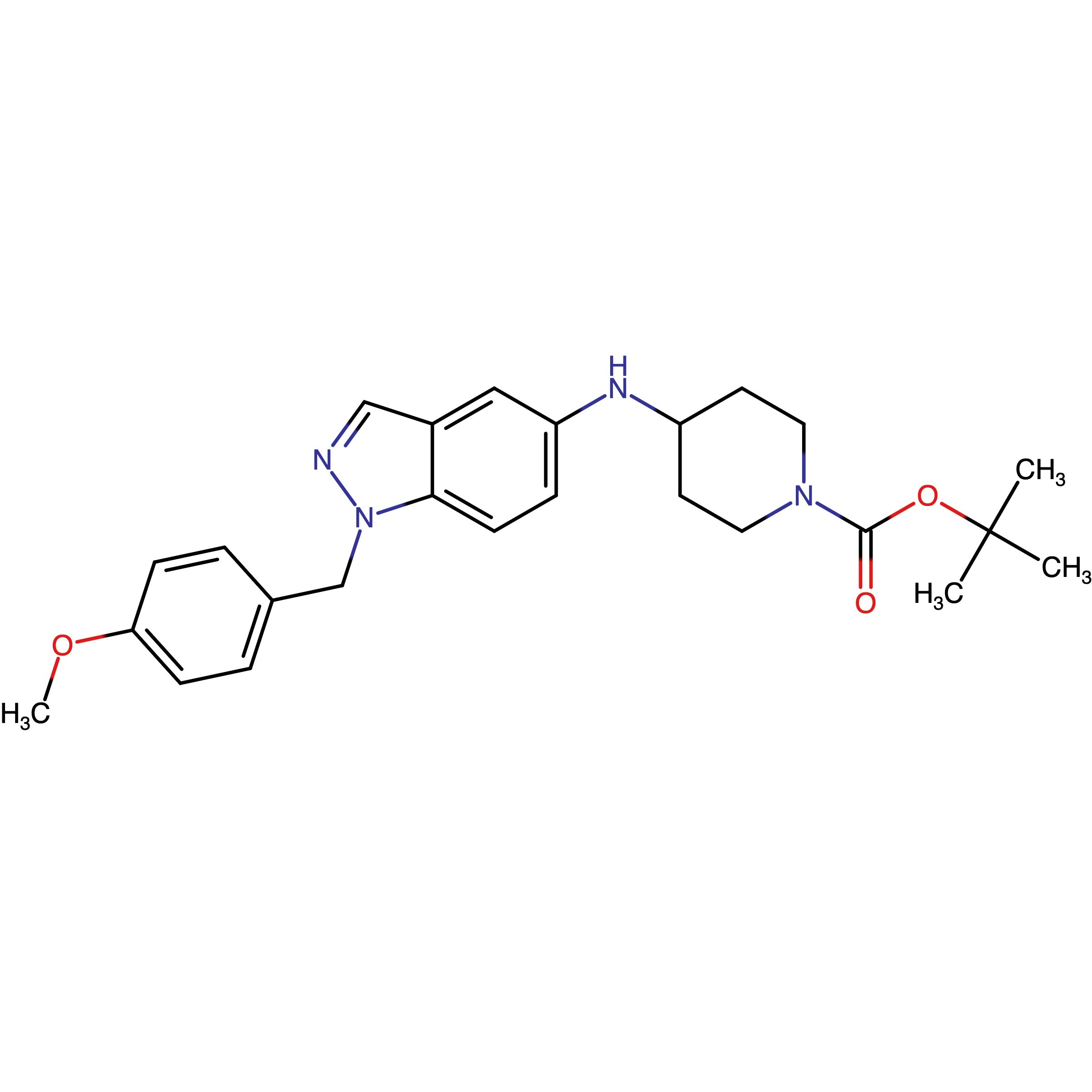 CAS RN 1178903-53-1 | tert-Butyl 4-((1-(4-methoxybenzyl)-1H-indazol-5-yl)amino)piperidine-1-carboxylate