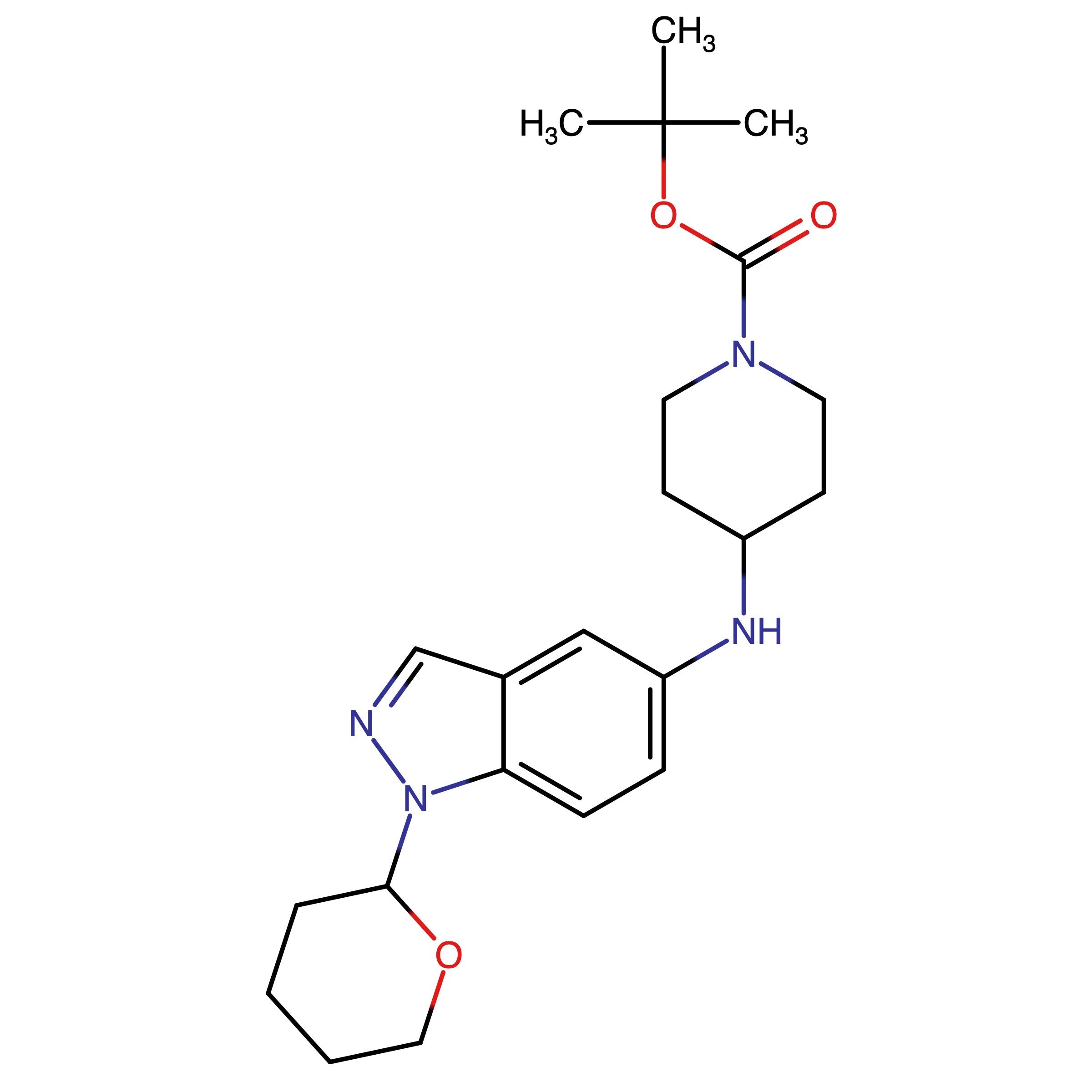 CAS RN 1178903-54-2 | tert-Butyl 4-((1-(tetrahydro-2H-pyran-2-yl)-1H-indazol-5-yl)amino)piperidine-1-carboxylate