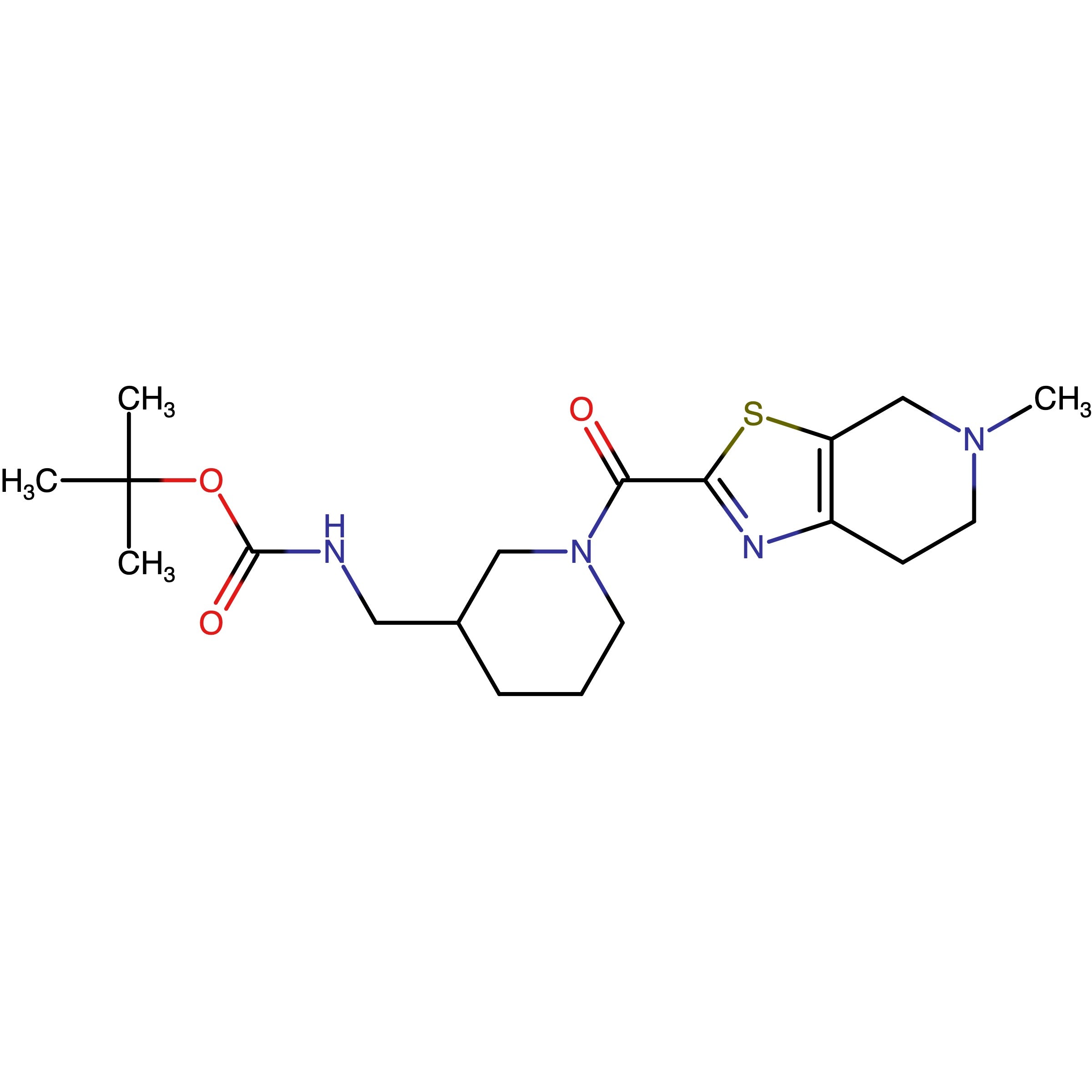 CAS RN 1286182-24-8 | tert-Butyl ((1-(5-methyl-4,5,6,7-tetrahydrothiazolo[5,4-c]pyridine-2-carbonyl)piperidin-3-yl)methyl)carbamate