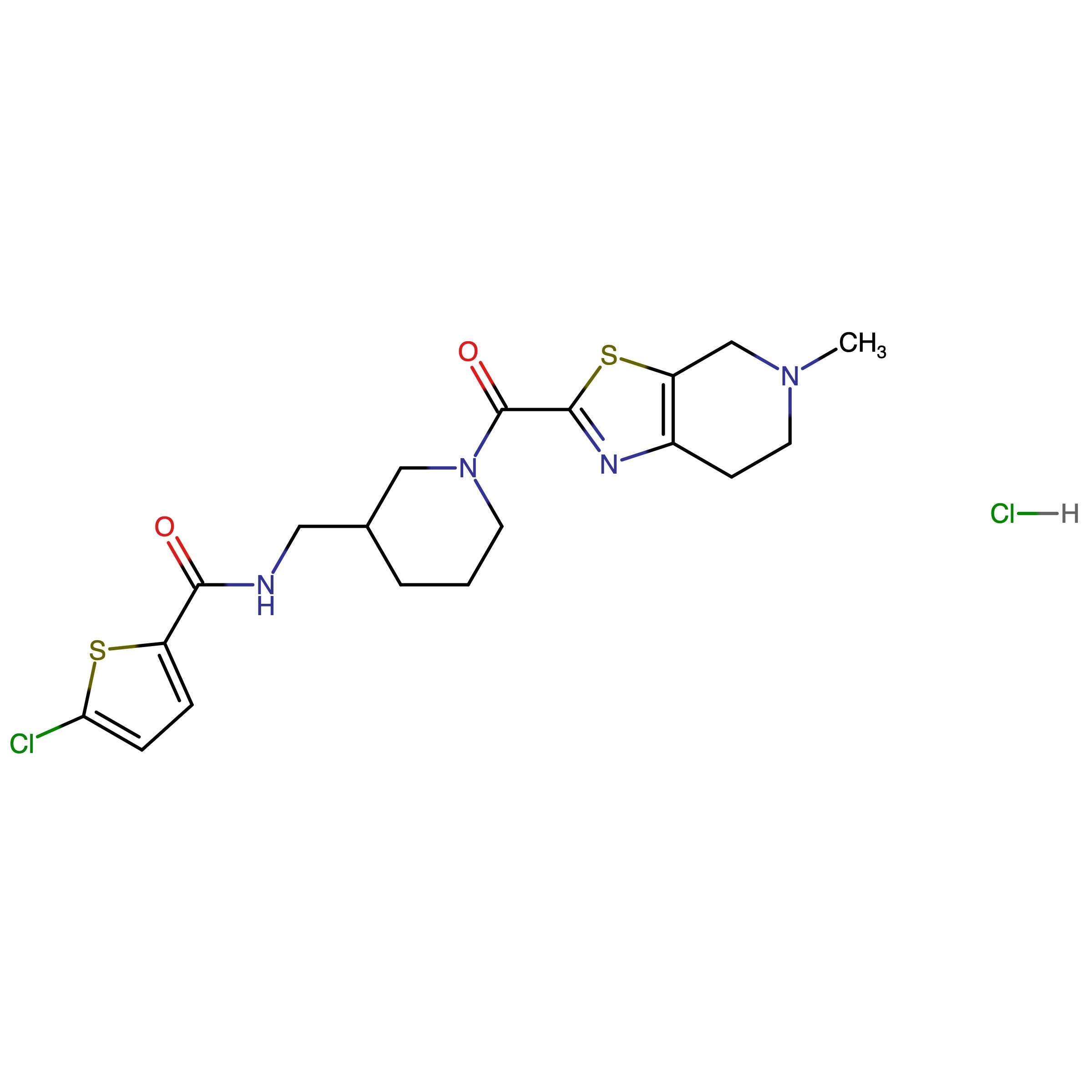 CAS RN 1286182-02-2 | 5-Chloro-N-((1-(5-methyl-4,5,6,7-tetrahydrothiazolo[5,4-c]pyridine-2-carbonyl)piperidin-3-yl)methyl)thiophene-2-carboxamide hydrochloride