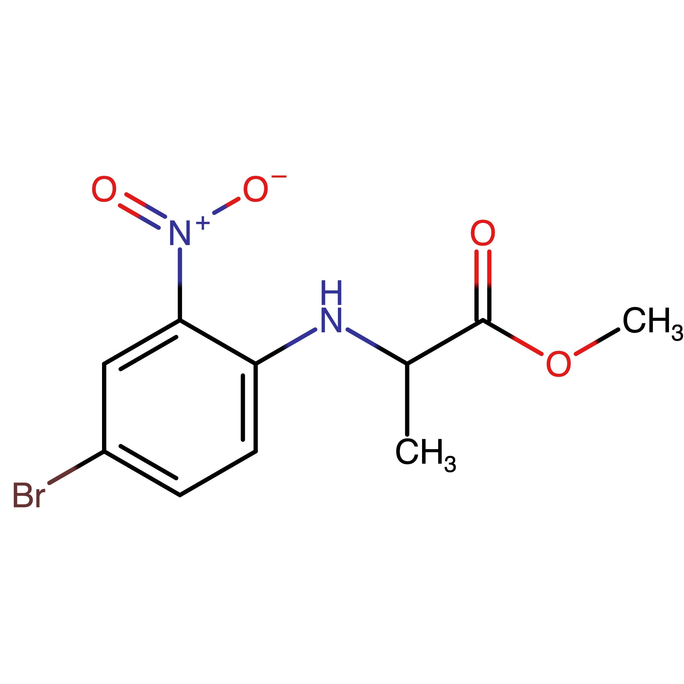CAS RN 2222510-31-6 | Methyl 2-((4-bromo-2-nitrophenyl)amino)propanoate