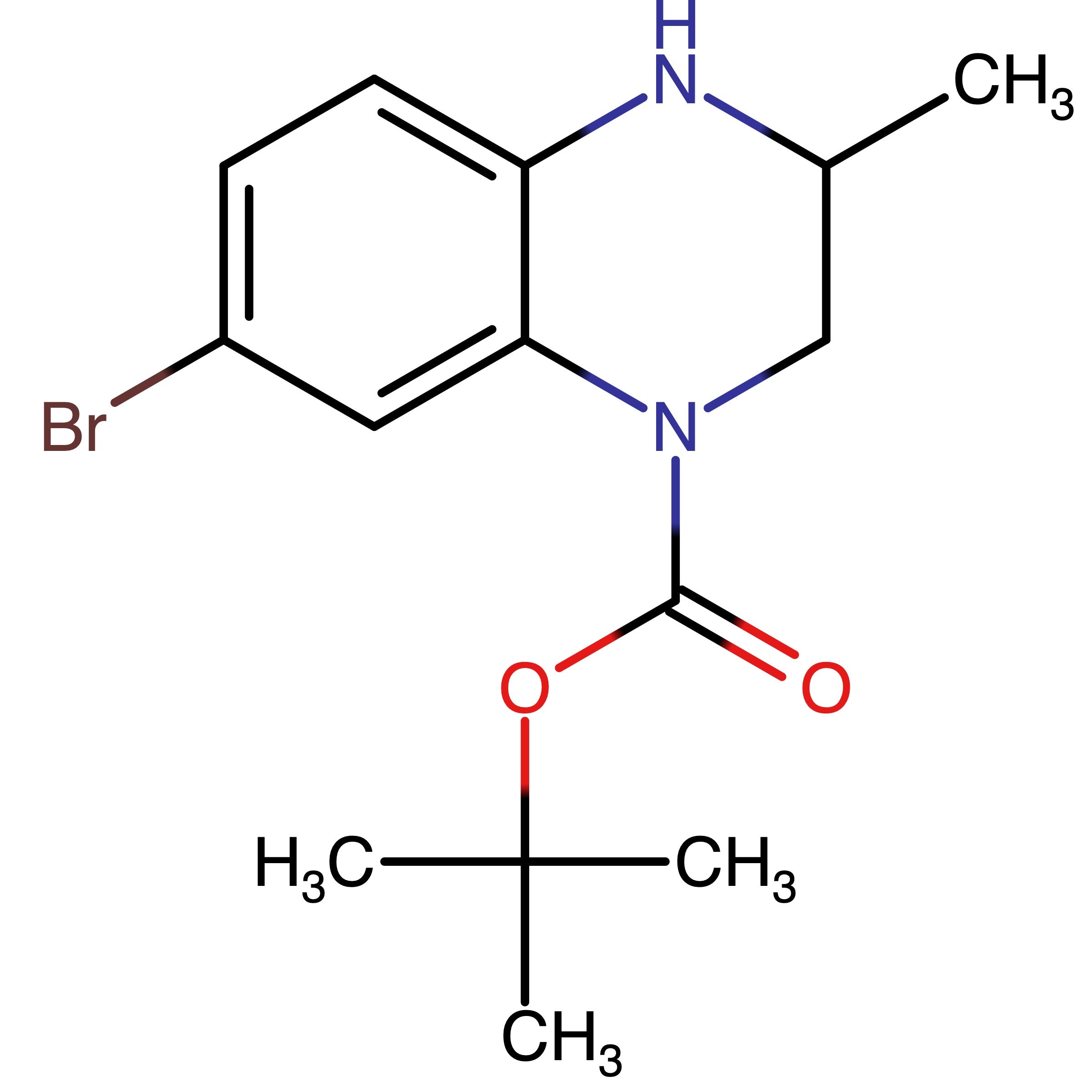 CAS RN 2222510-32-7 | tert-Butyl 7-bromo-3-methyl-3,4-dihydroquinoxaline-1(2H)-carboxylate
