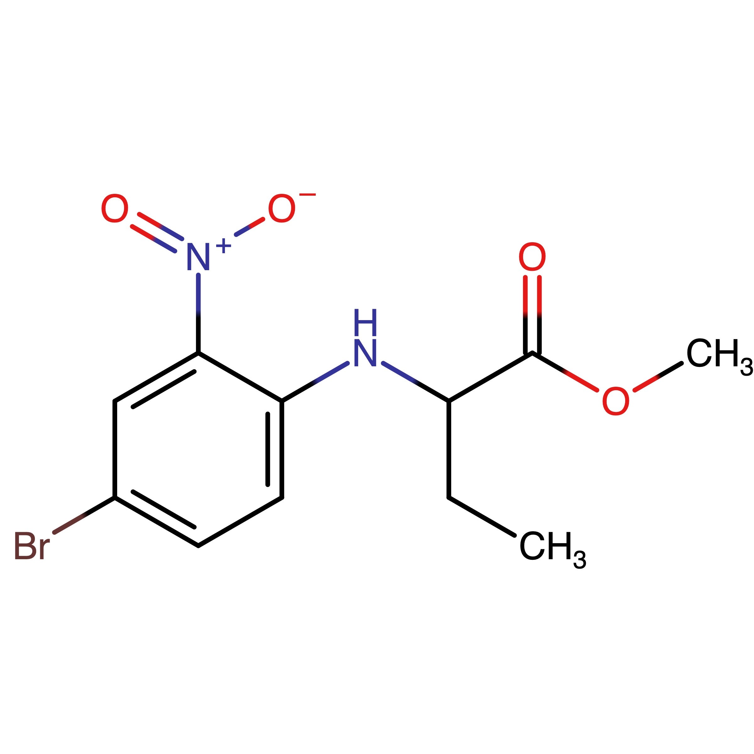 CAS RN 1785730-20-2 | Methyl 2-((4-bromo-2-nitrophenyl)amino)butanoate