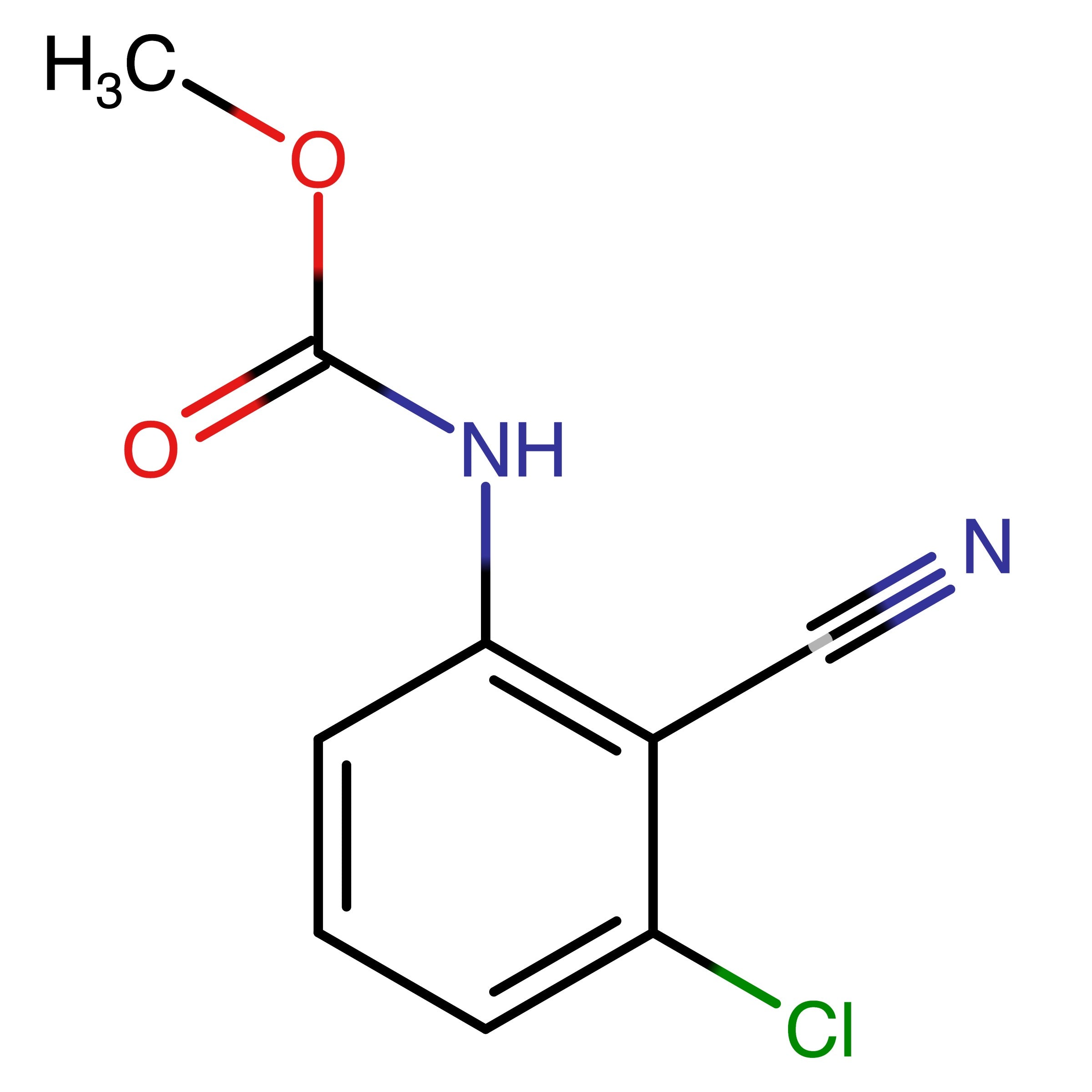 CAS RN 2805297-32-7 | Methyl (3-chloro-2-cyanophenyl)carbamate