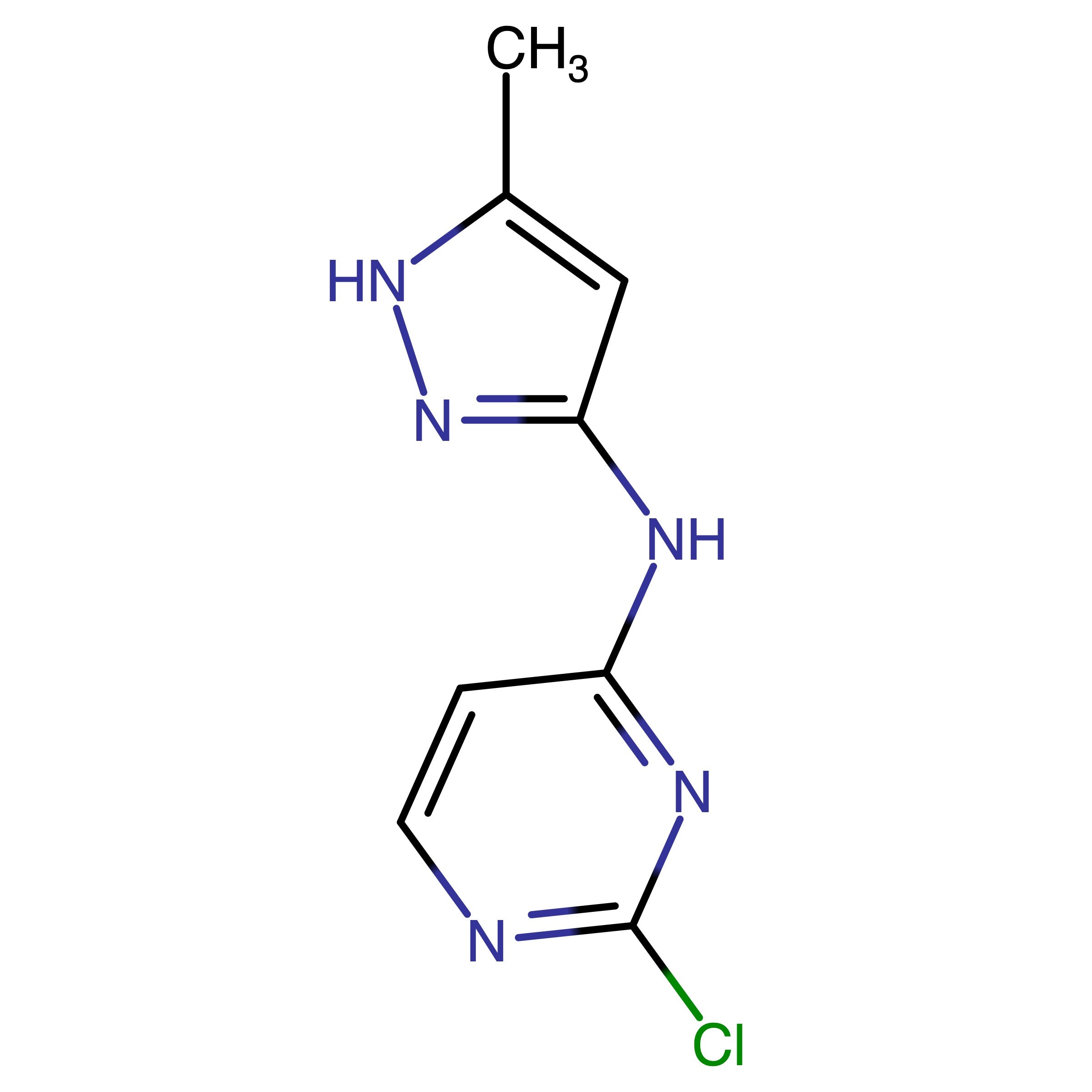 CAS RN 543712-91-0 | 2-Chloro-N-(5-methyl-1H-pyrazol-3-yl)pyrimidin-4-amine