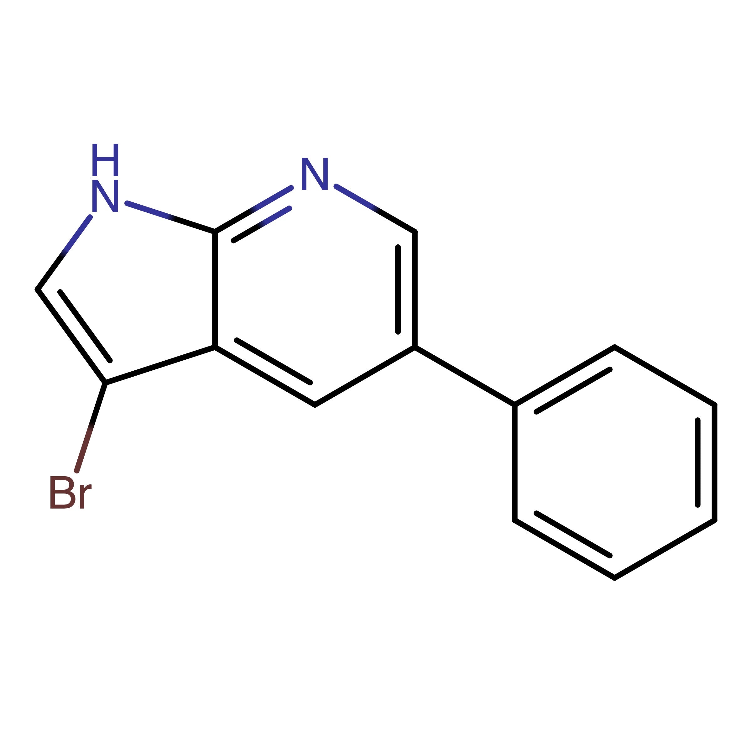CAS RN 890928-21-9 | 3-Bromo-5-phenyl-1H-pyrrolo[2,3-b]pyridine