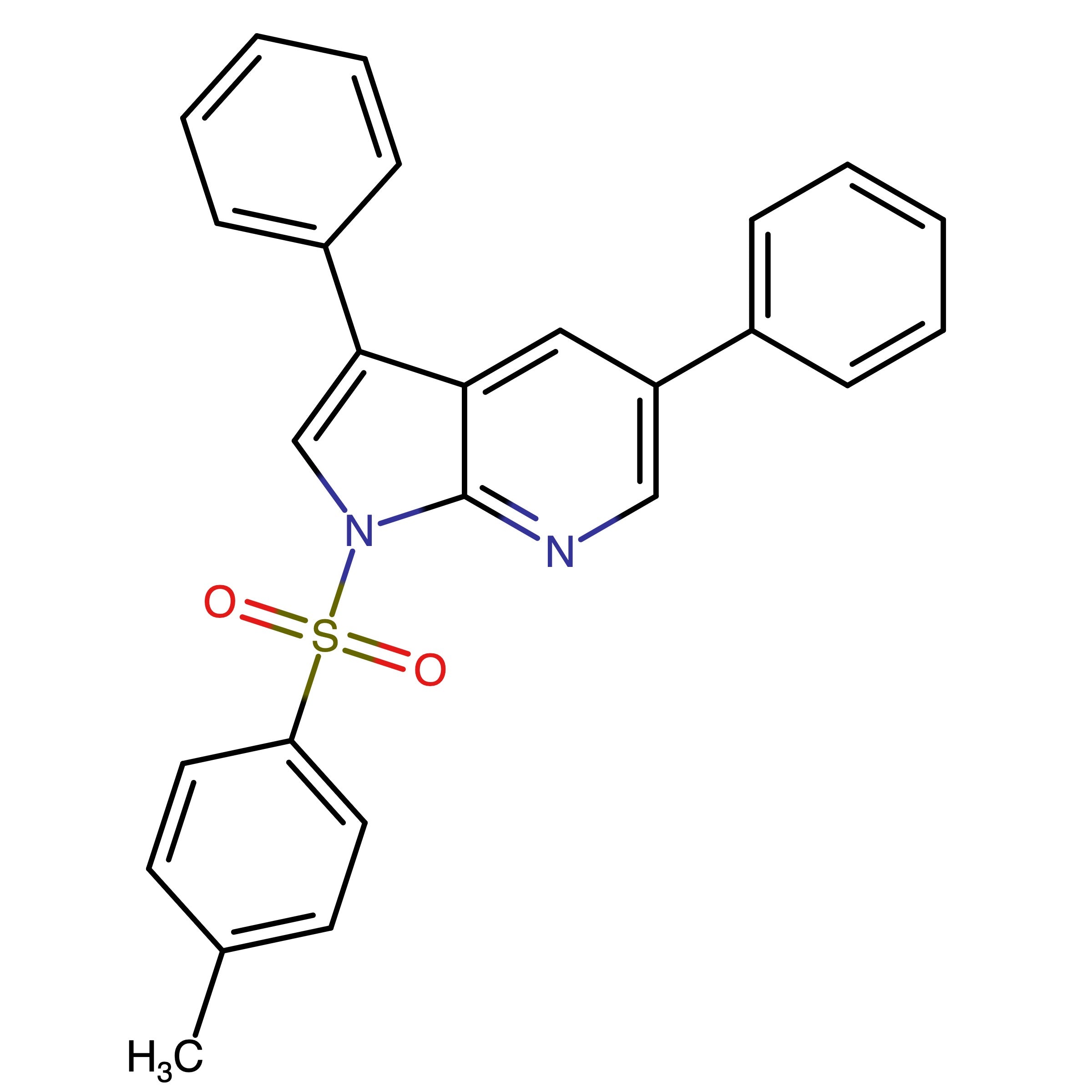 CAS RN 2412458-09-2 | 3,5-Diphenyl-1-tosyl-1H-pyrrolo[2,3-b]pyridine