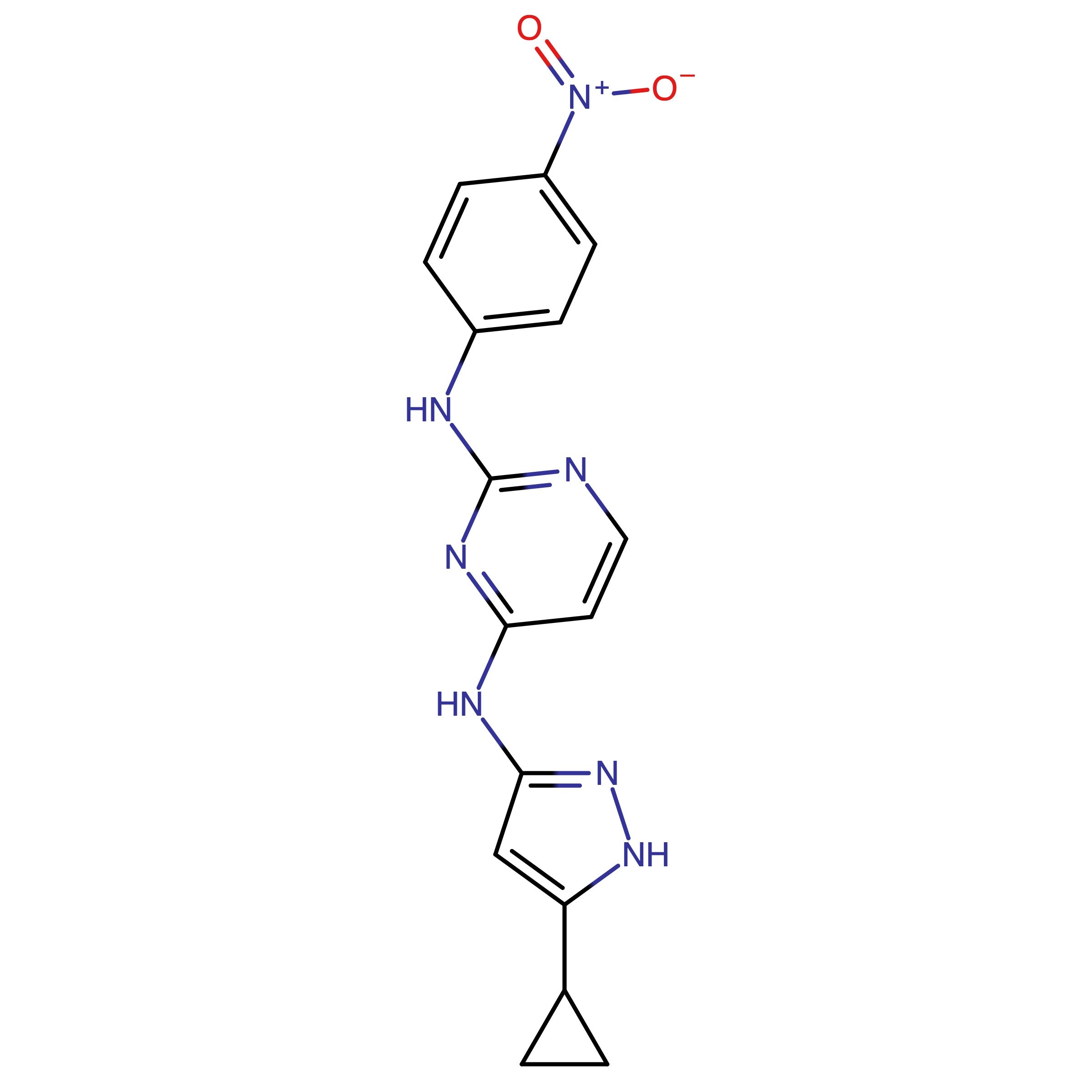 CAS RN 2412458-11-6 | N4-(5-Cyclopropyl-1H-pyrazol-3-yl)-N2-(4-nitrophenyl)pyrimidine-2,4-diamine