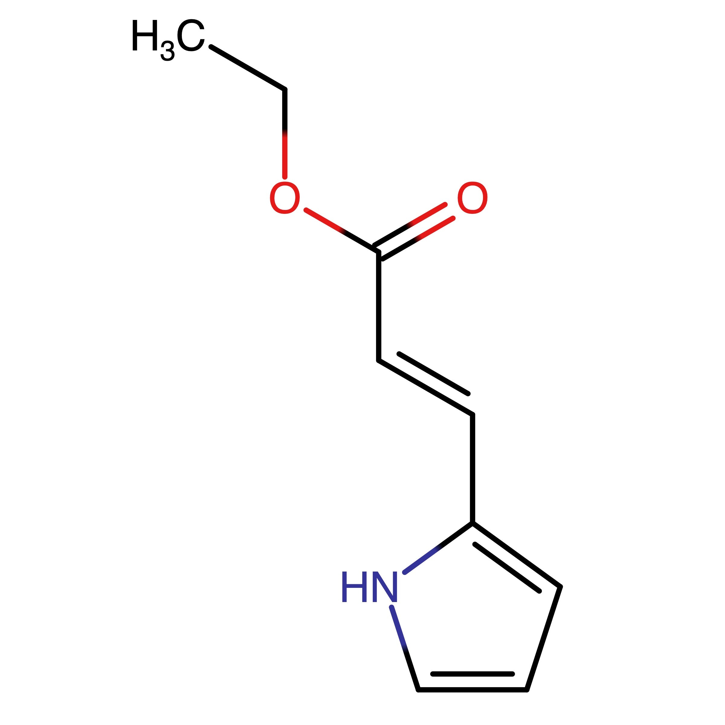 CAS RN 2433-65-0 | Ethyl (E)-3-(1H-pyrrol-2-yl)acrylate | MFCD20661890