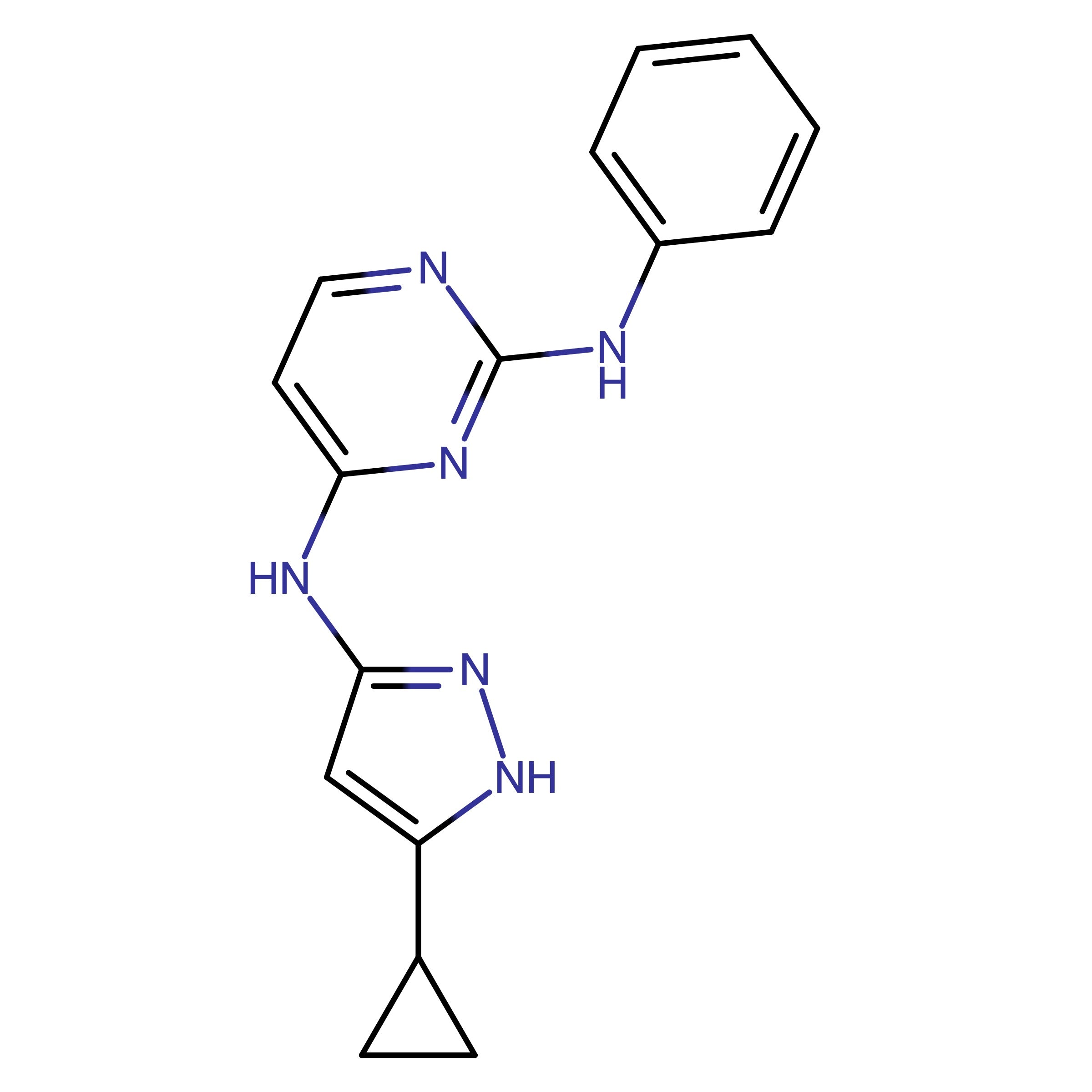 CAS RN 2412457-30-6 | N4-(5-Cyclopropyl-1H-pyrazol-3-yl)-N2-phenylpyrimidine-2,4-diamine