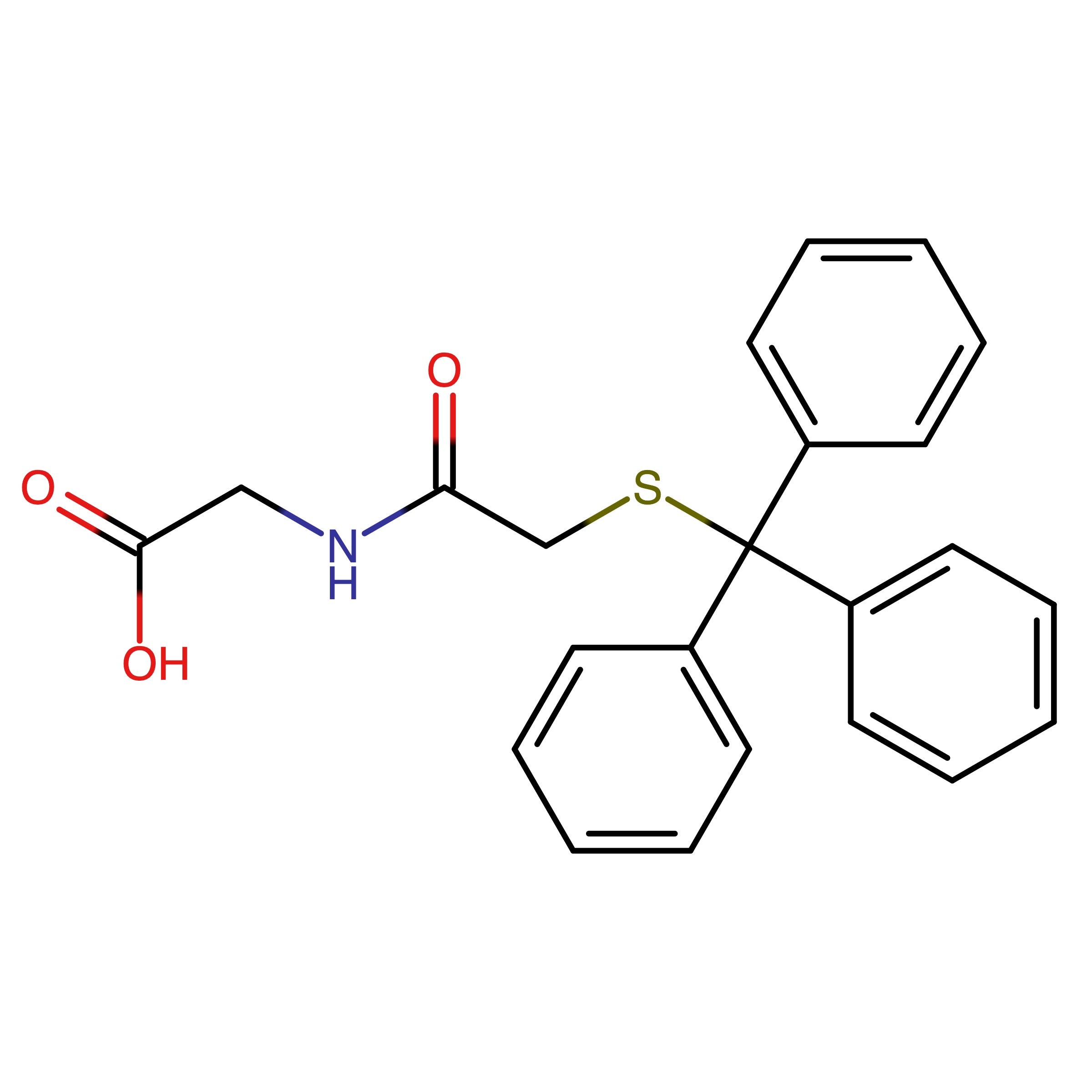 CAS RN 91425-32-0 | (2-(Tritylthio)acetyl)glycine