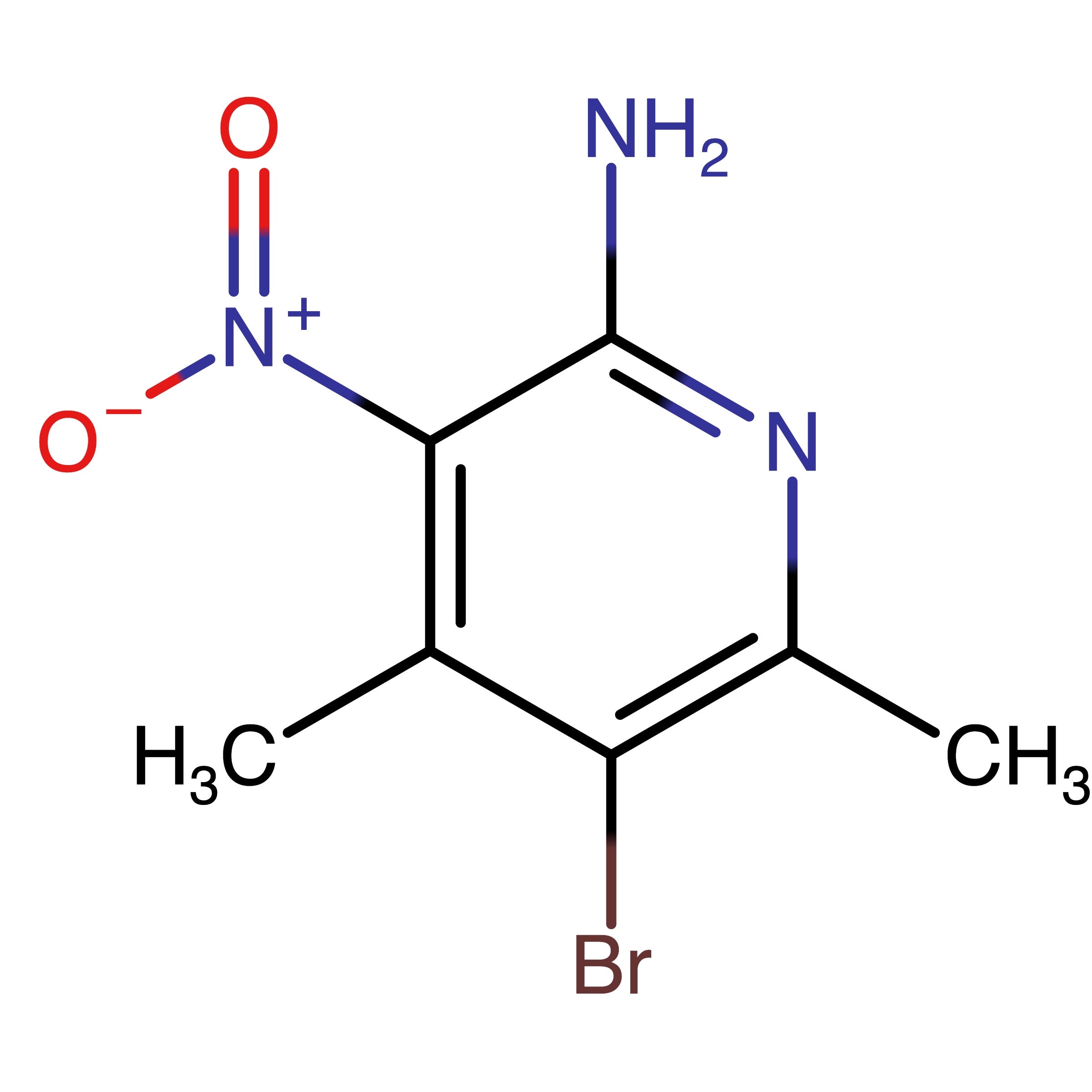 CAS 89791-76-4 | 5-Bromo-4,6-dimethyl-3-nitropyridin-2-amine | MFCD03931432