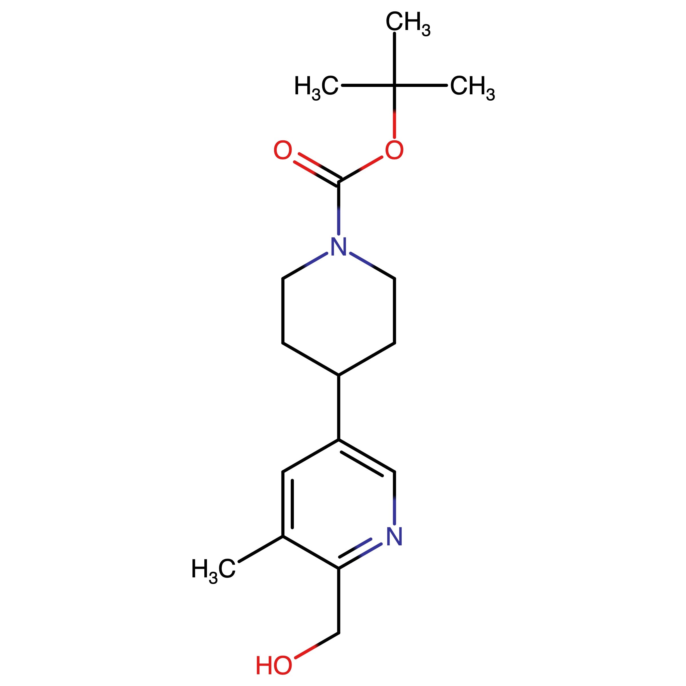 CAS RN 1206968-99-1 | tert-Butyl 4-(6-(hydroxymethyl)-5-methylpyridin-3-yl)piperidine-1-carboxylate