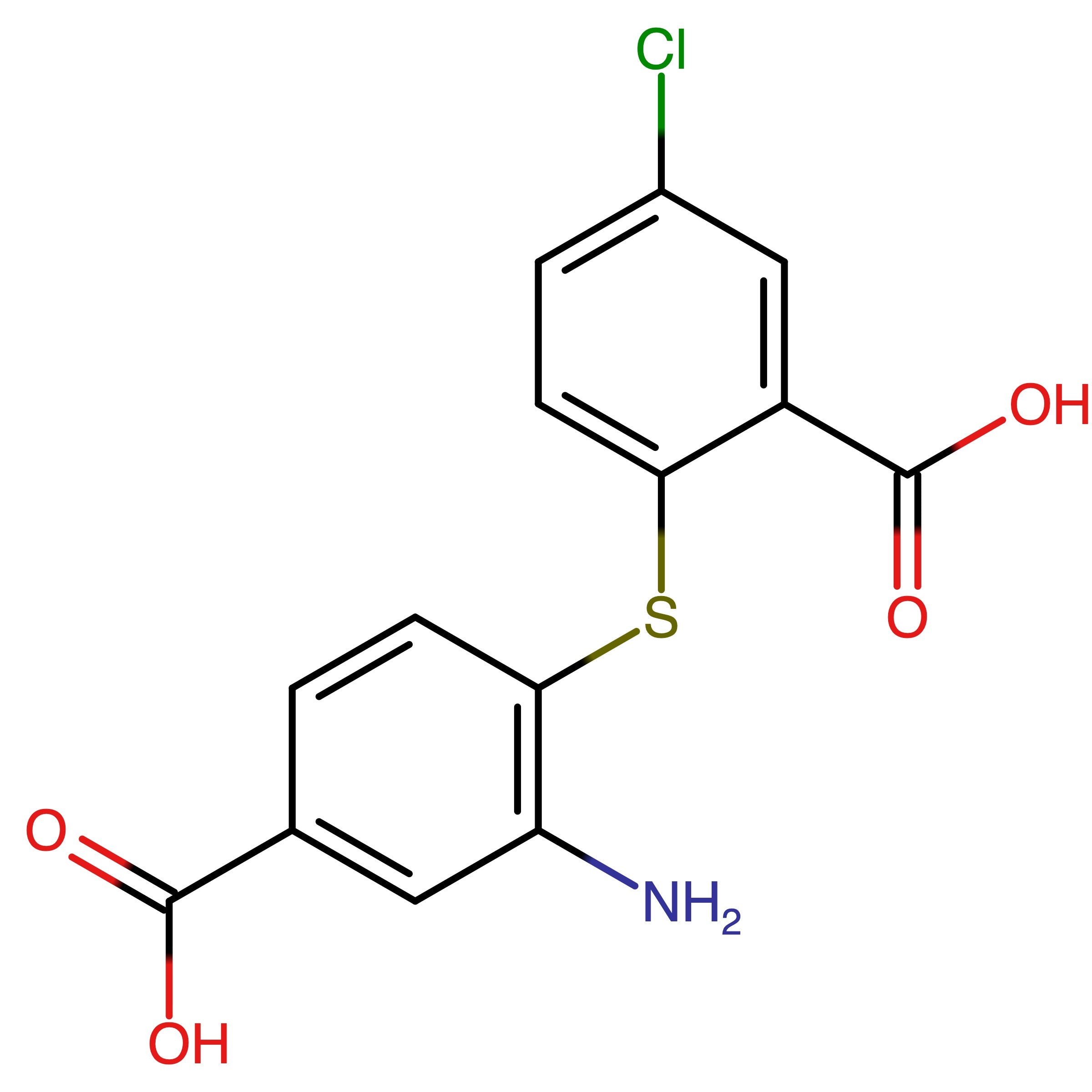 CAS RN 1020412-78-5 | 2-((2-Amino-4-carboxyphenyl)thio)-5-chlorobenzoic acid