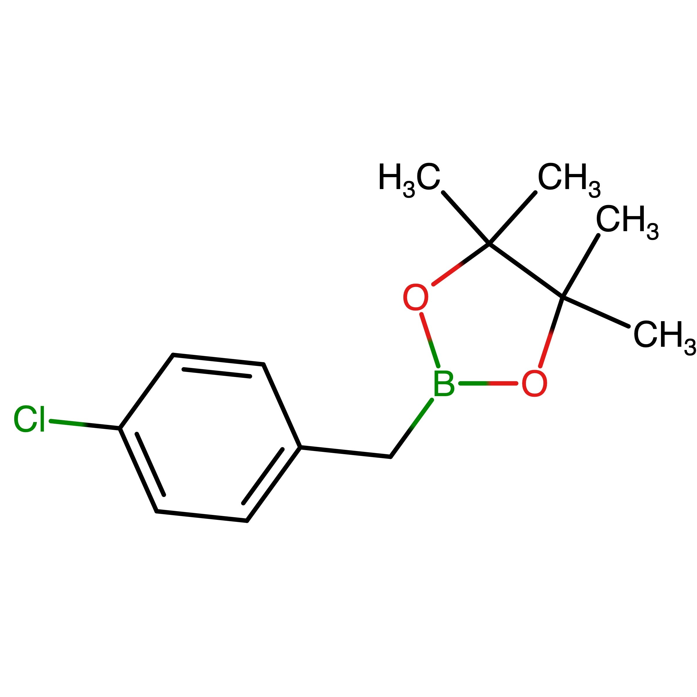 CAS 475250-49-8 | 2-(4-Chlorobenzyl)-4,4,5,5-tetramethyl-1,3,2-dioxaborolane | MFCD10698531