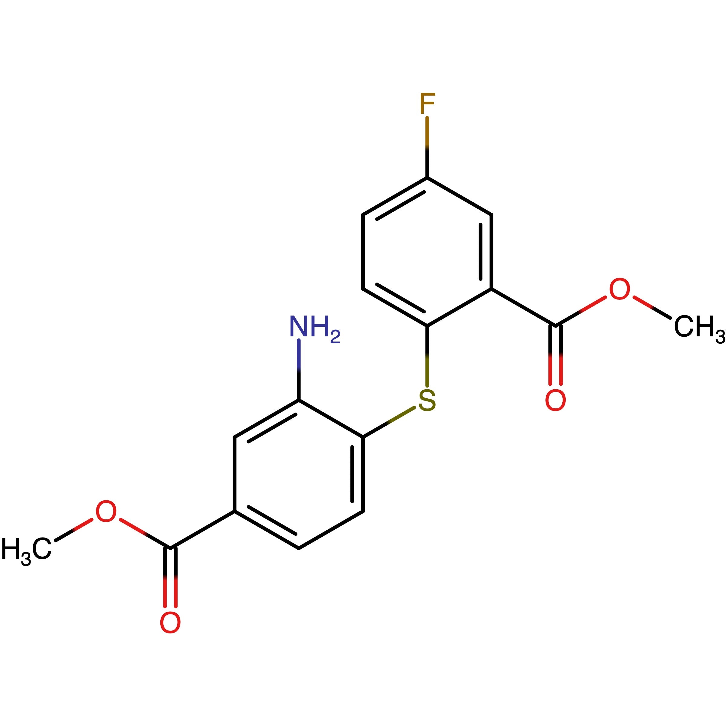 CAS RN 1809143-35-8 | Methyl 2-((2-amino-4-(methoxycarbonyl)phenyl)thio)-5-fluorobenzoate