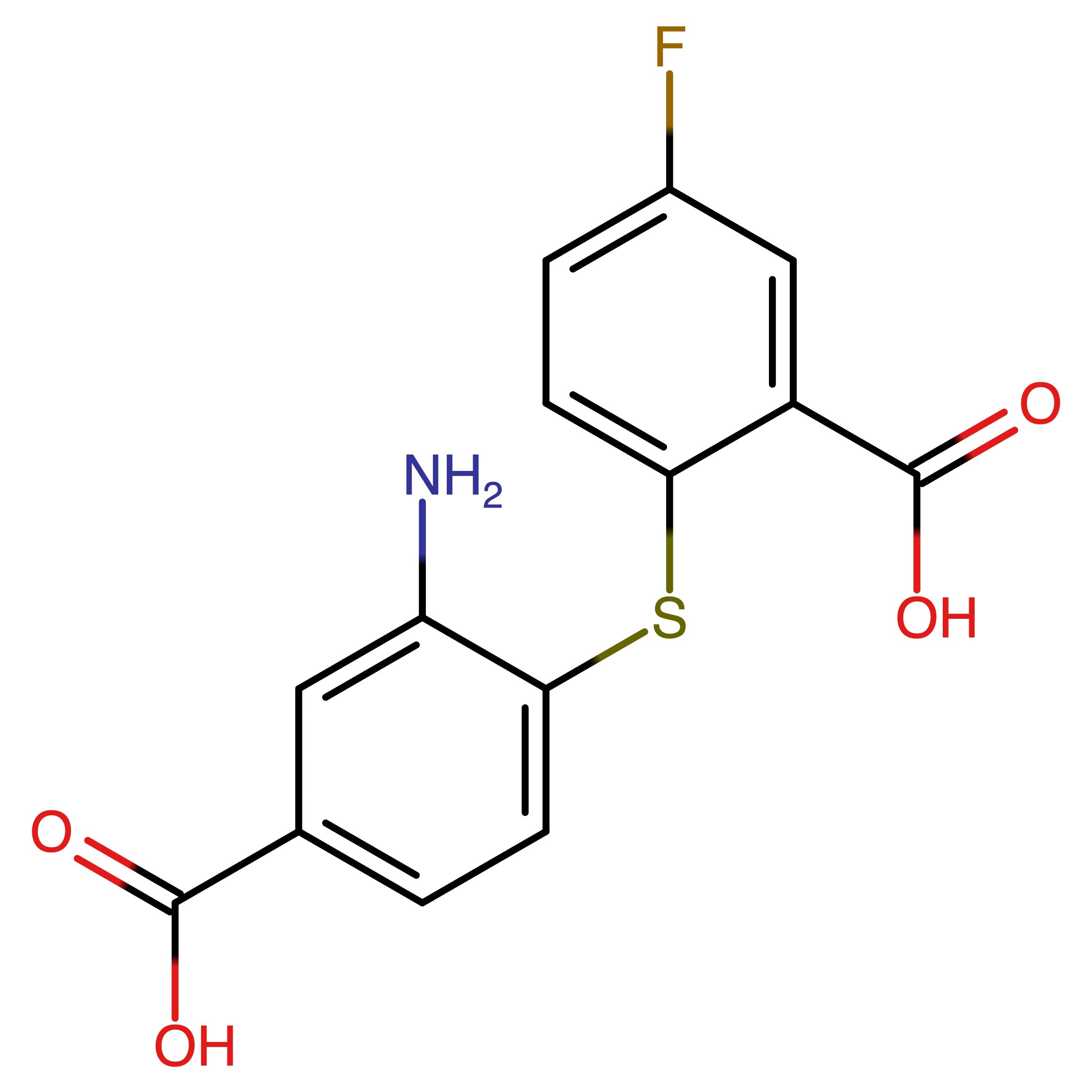 CAS RN 935433-73-1 | 2-((2-Amino-4-carboxyphenyl)thio)-5-fluorobenzoic acid
