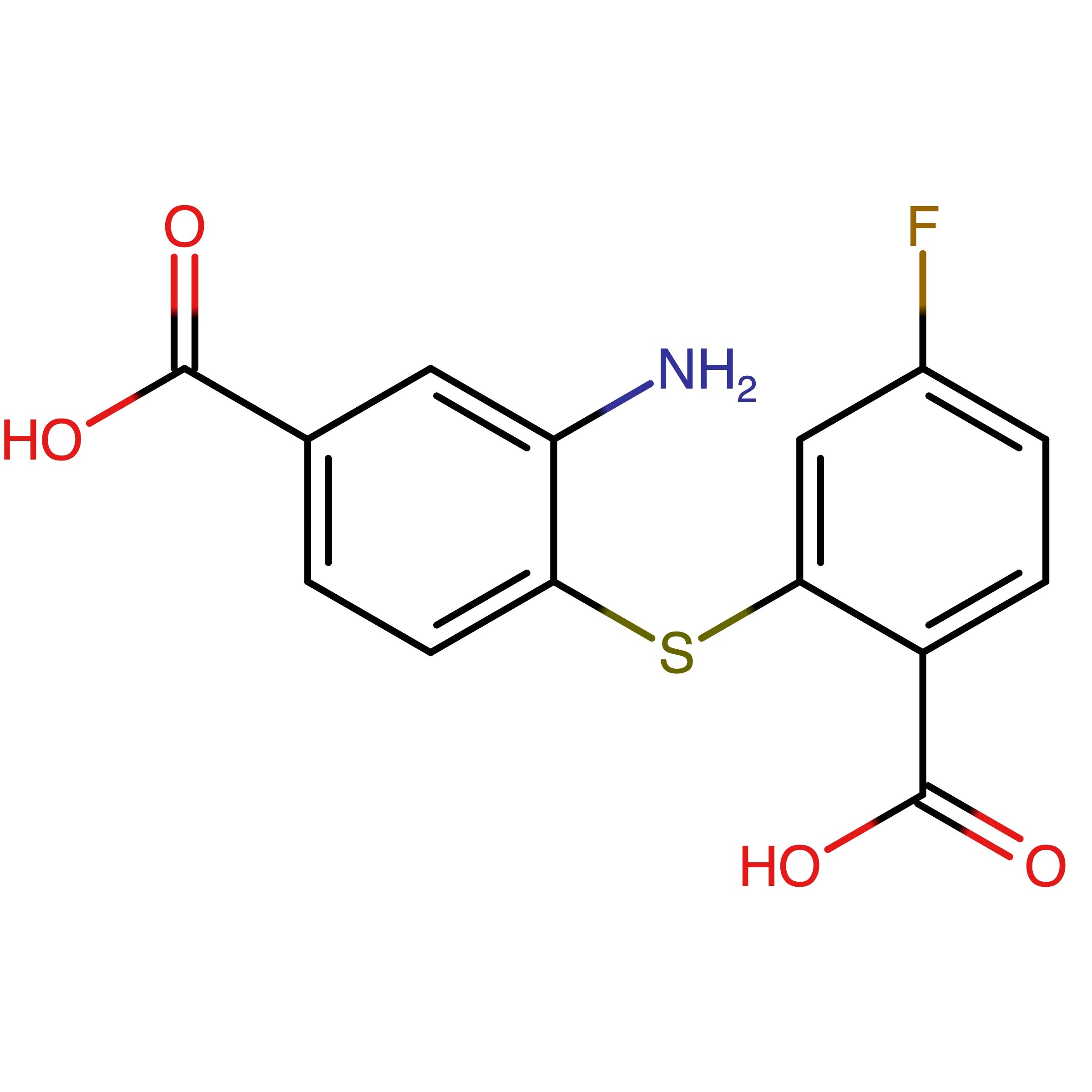 CAS RN 1020412-84-3 | 2-((2-Amino-4-carboxyphenyl)thio)-4-fluorobenzoic acid