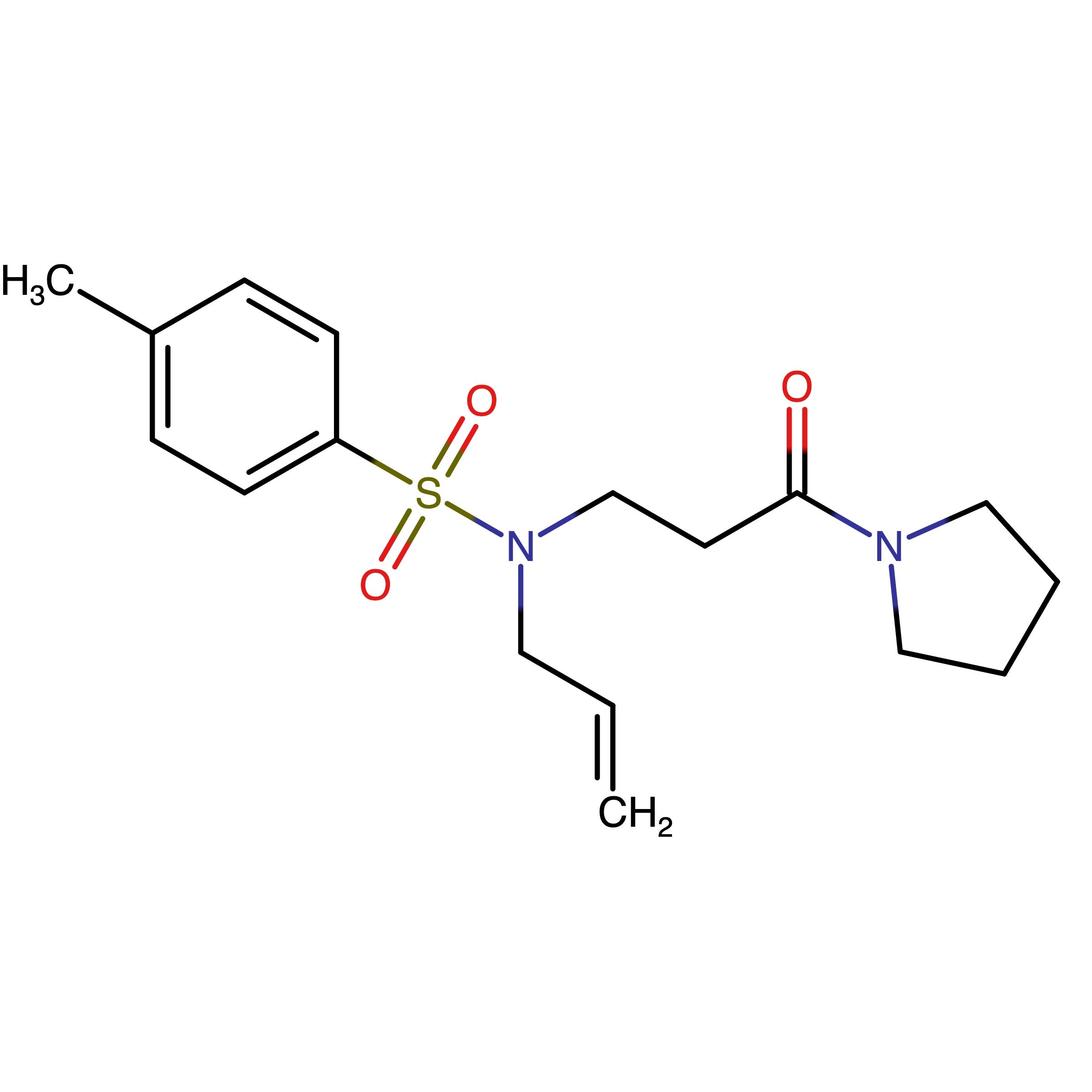 CAS 122080-91-5 | 4-Methyl-N-[3-oxo-3-(1-pyrrolidinyl)propyl]-N-2-propen-1-ylbenzenesulfonamide