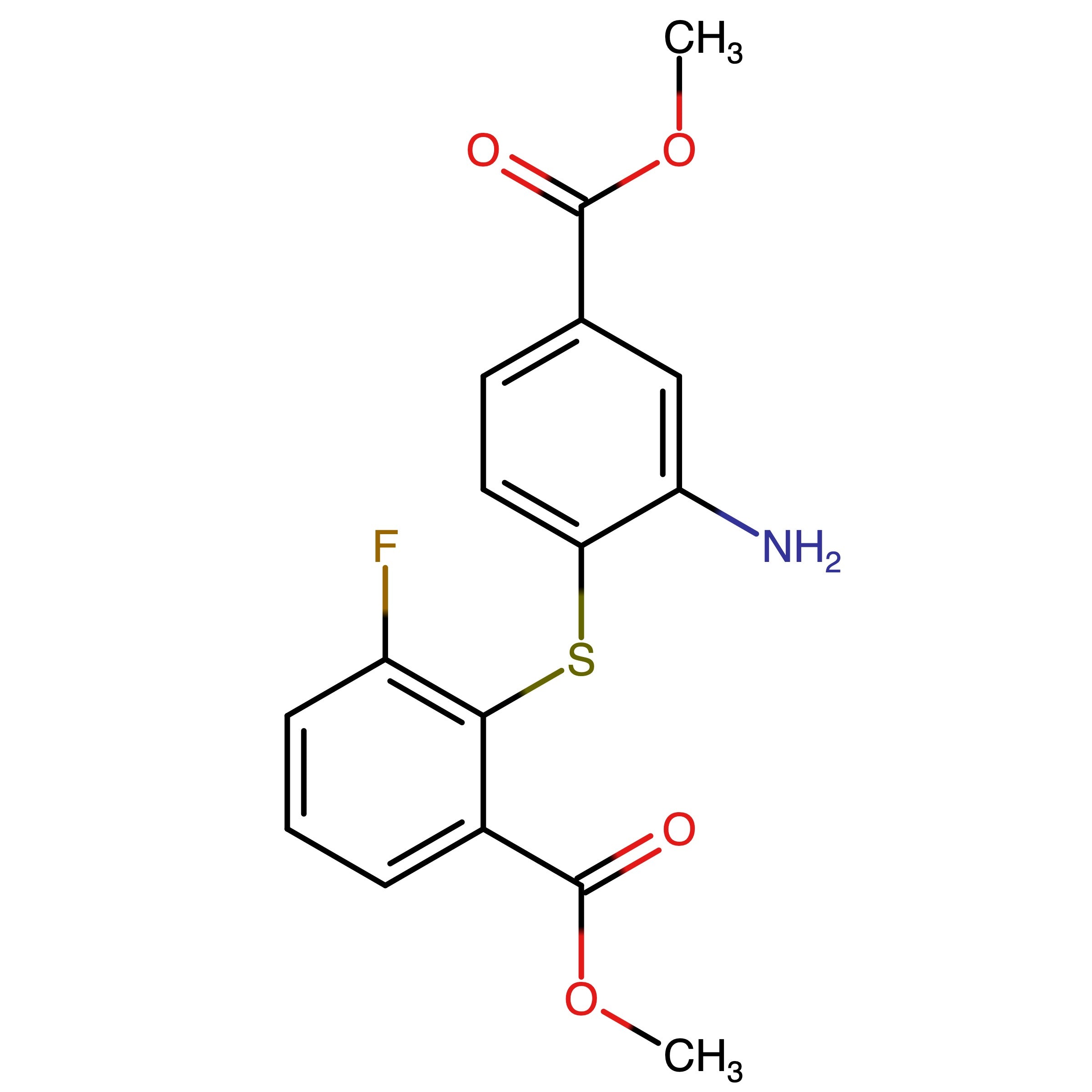 CAS RN 1809143-41-6 | Methyl 2-((2-amino-4-(methoxycarbonyl)phenyl)thio)-3-fluorobenzoate