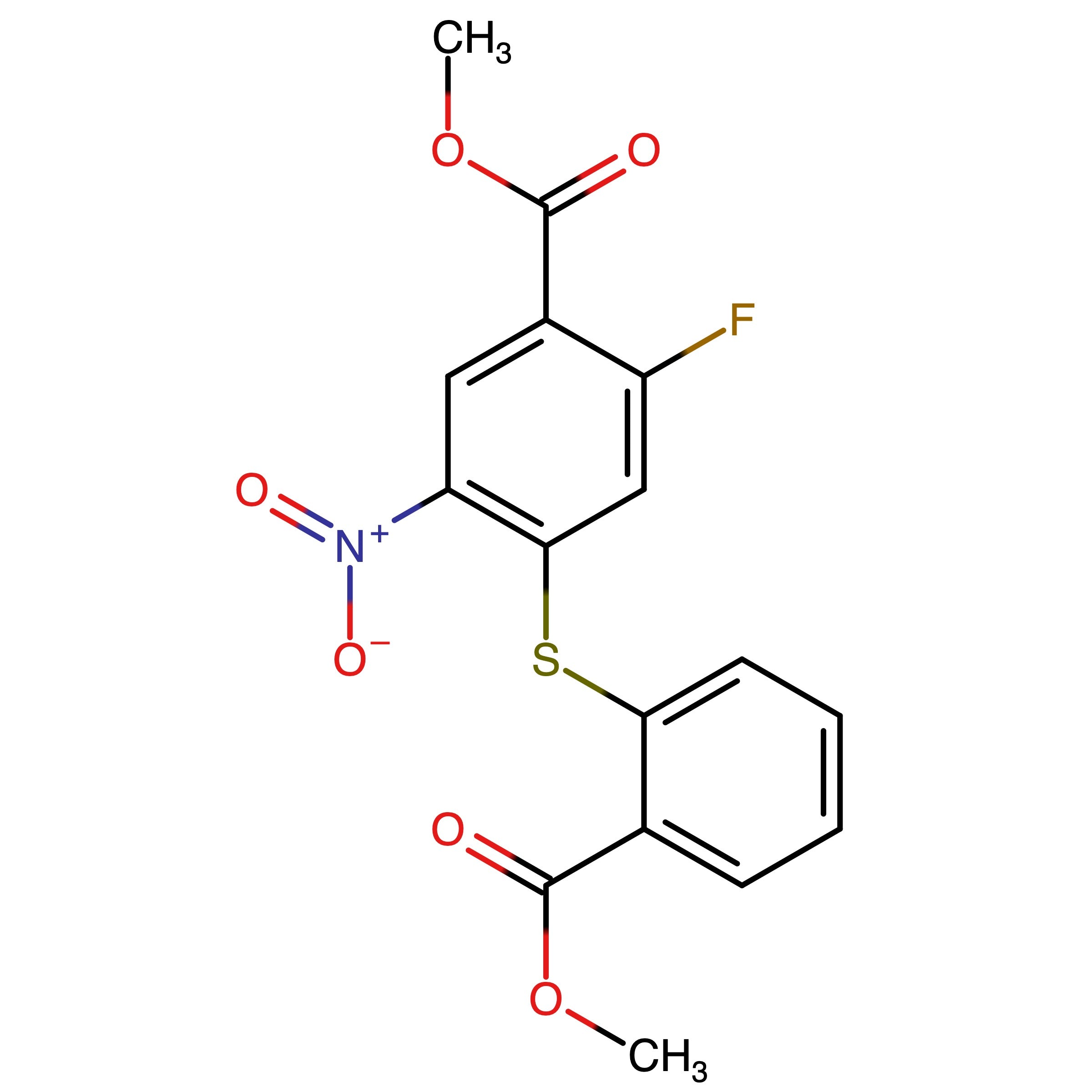 CAS RN 1809143-44-9 | Methyl 2-fluoro-4-((2-(methoxycarbonyl)phenyl)thio)-5-nitrobenzoate