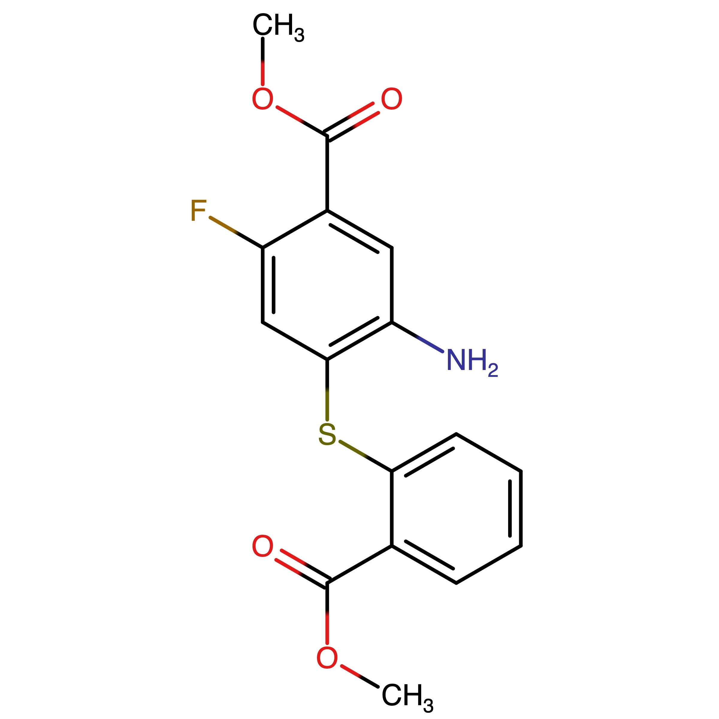 CAS RN 1809143-45-0 | Methyl 5-amino-2-fluoro-4-((2-(methoxycarbonyl)phenyl)thio)benzoate