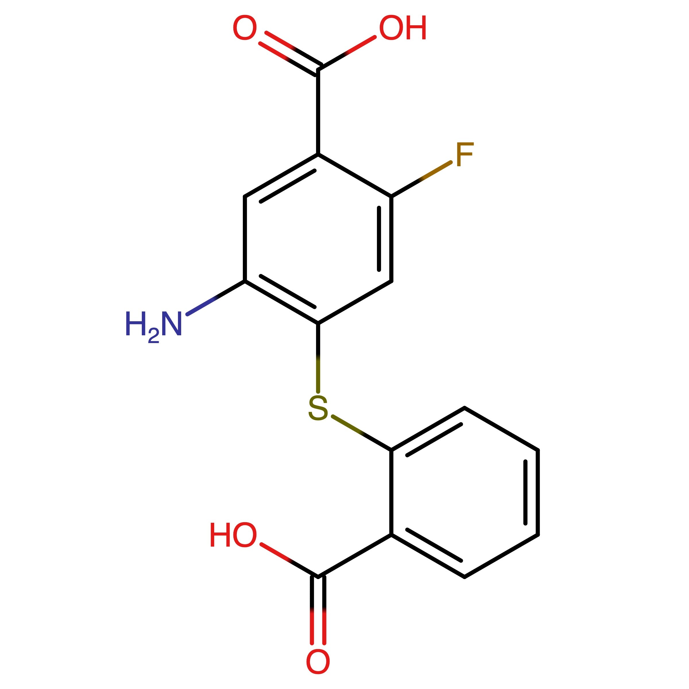 CAS RN 1809143-46-1 | 5-Amino-4-((2-carboxyphenyl)thio)-2-fluorobenzoic acid