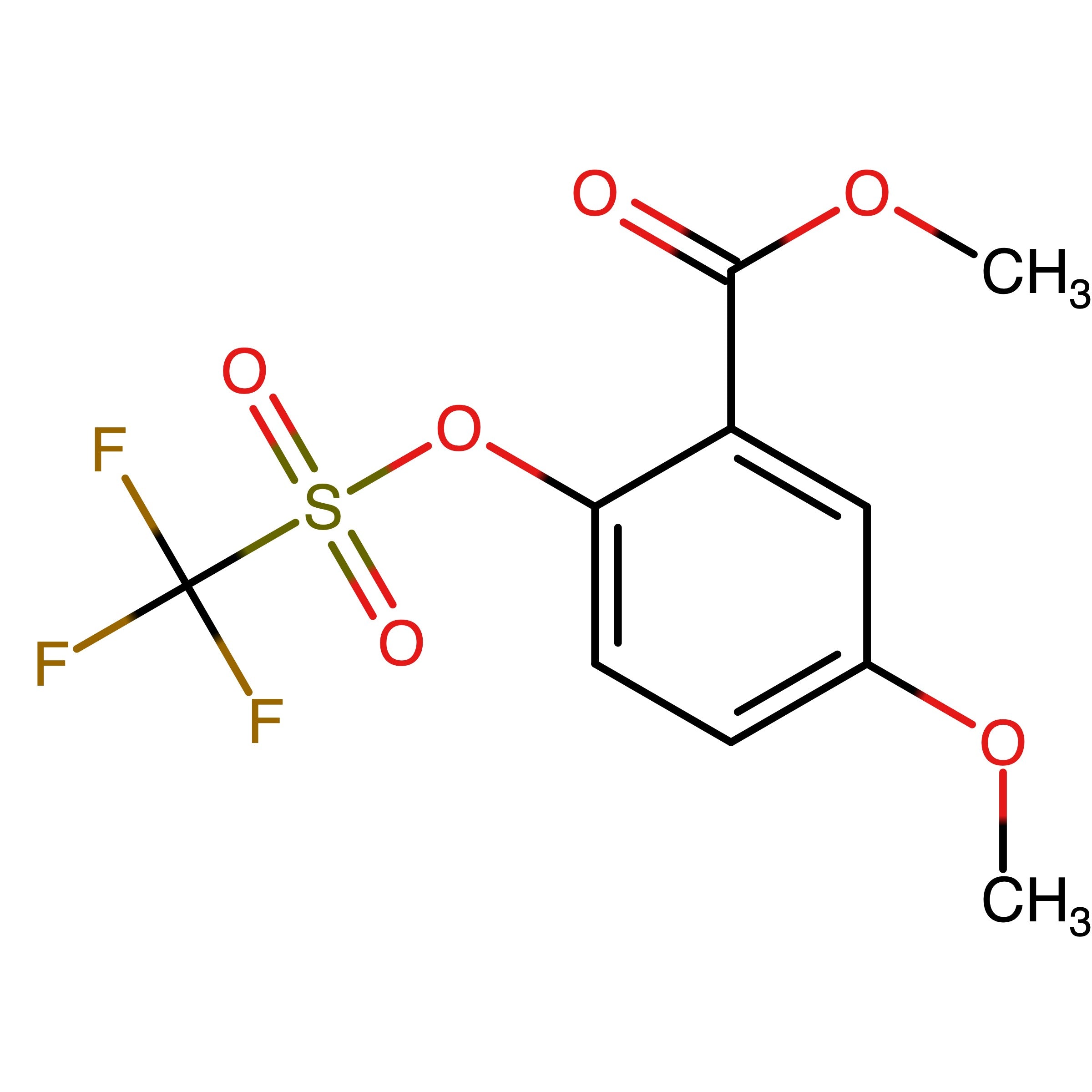 CAS RN 345924-12-1 | Methyl 5-methoxy-2-(((trifluoromethyl)sulfonyl)oxy)benzoate