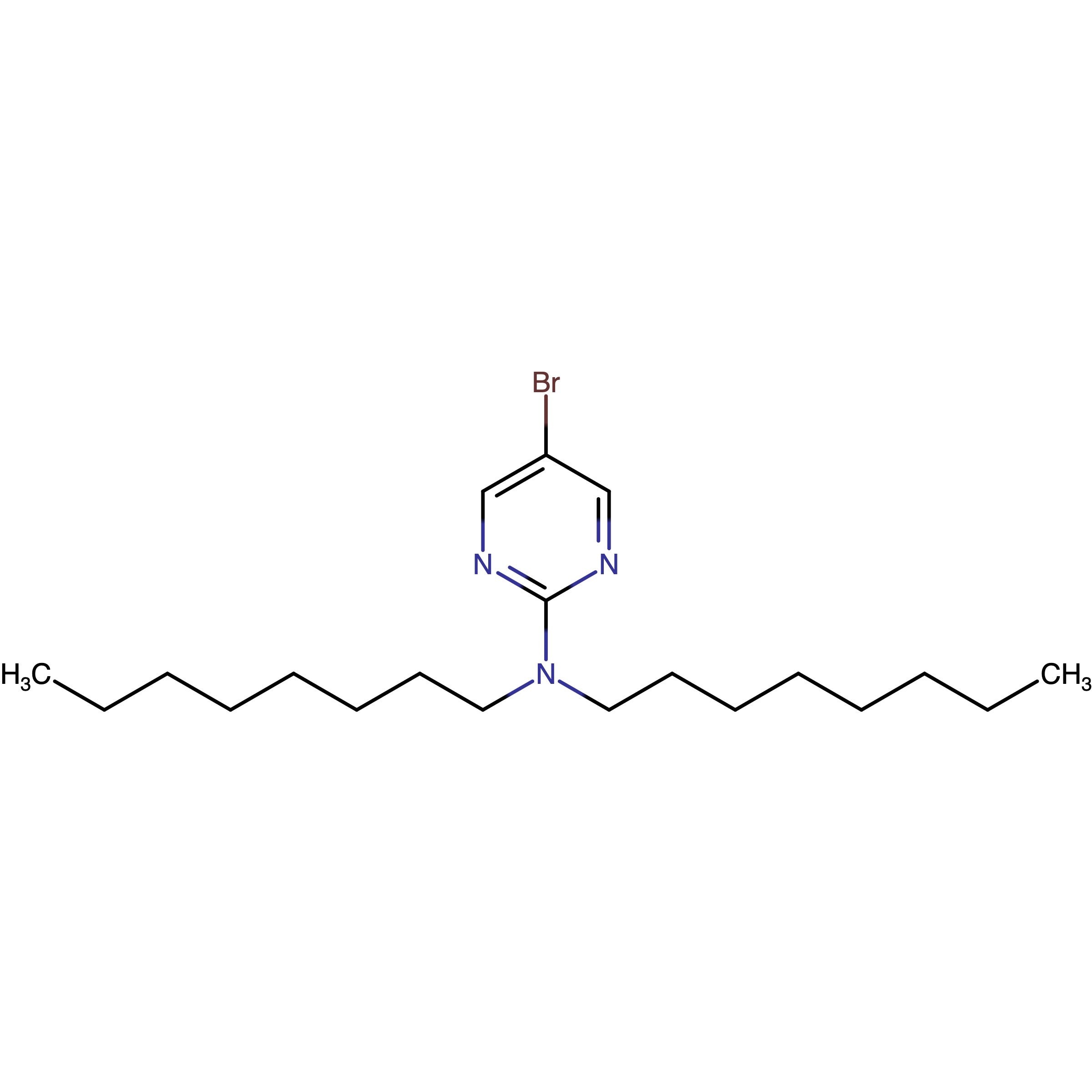 CAS RN 1980809-52-6 | 5-Bromo-N,N-dioctylpyrimidin-2-amine
