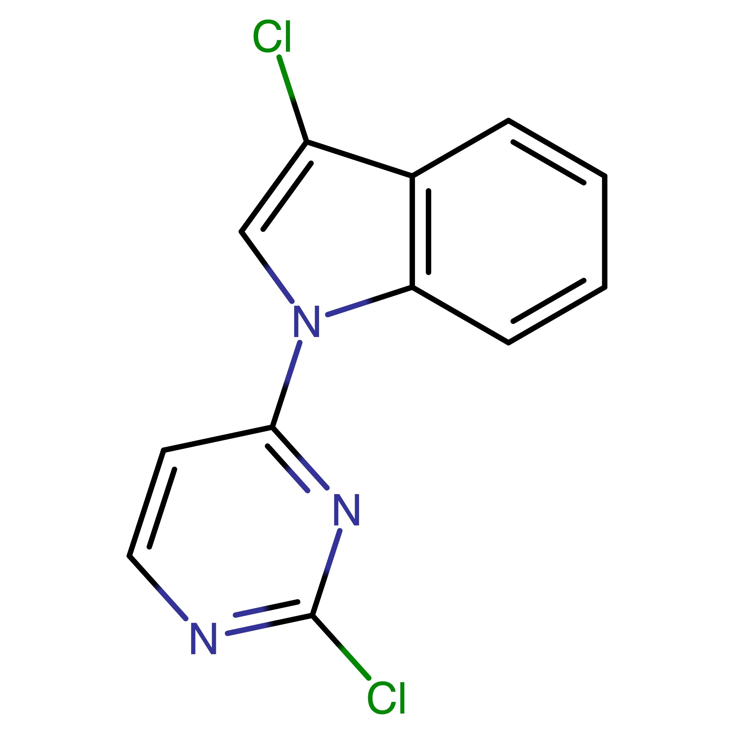 CAS RN 2103352-12-9 | 3-Chloro-1-(2-chloropyrimidin-4-yl)-1H-indole