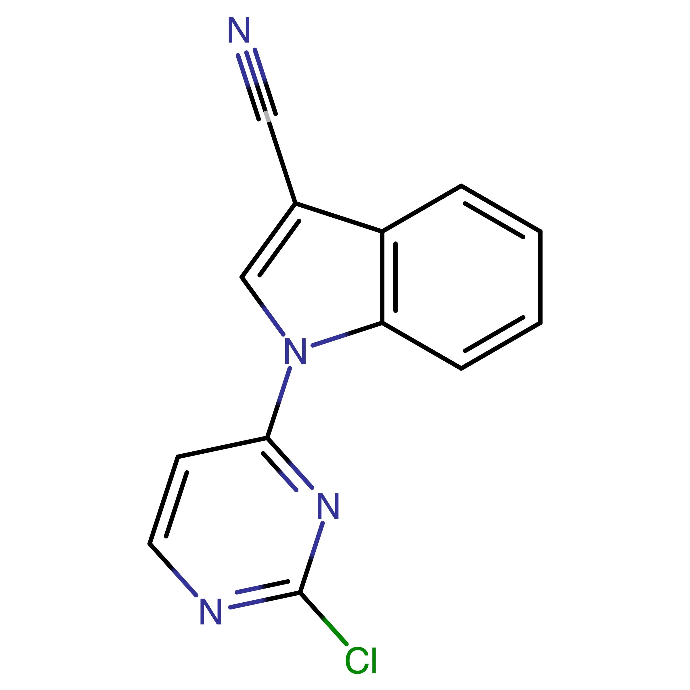 CAS RN 1840918-50-4 | 1-(2-Chloropyrimidin-4-yl)-1H-indole-3-carbonitrile