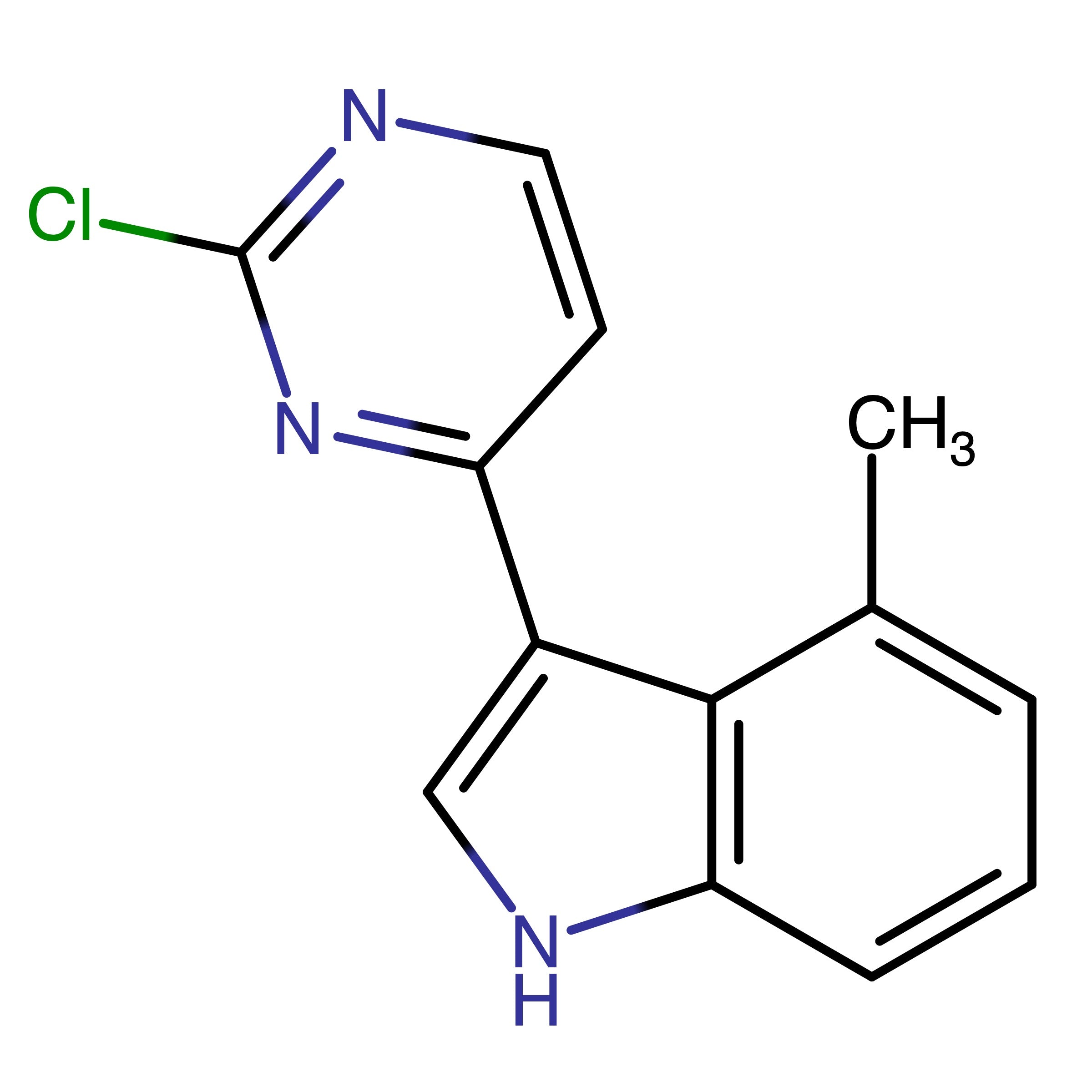 CAS RN 2103352-13-0 | 3-(2-Chloropyrimidin-4-yl)-4-methyl-1H-indole