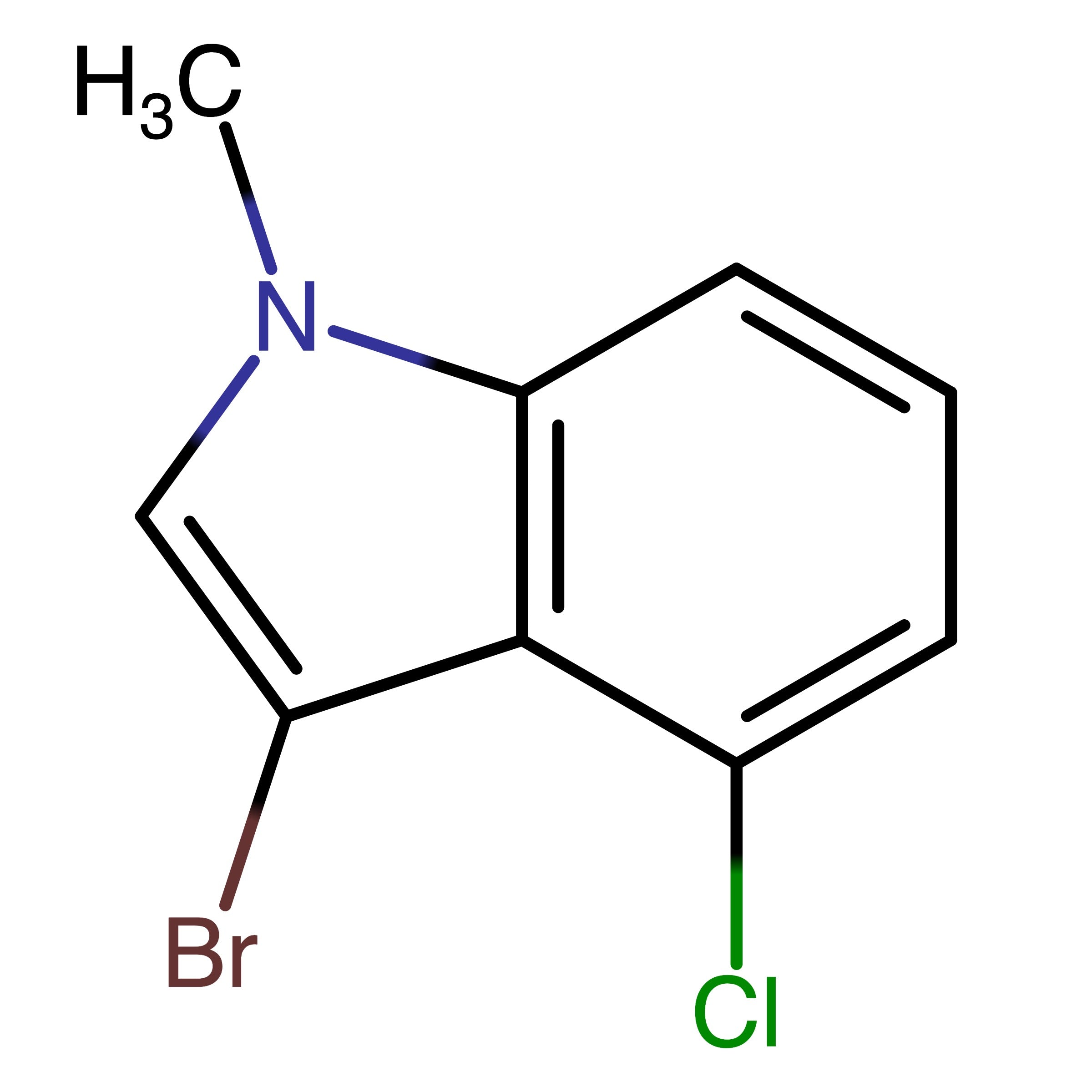CAS RN 2103352-15-2 | 3-Bromo-4-chloro-1-methyl-1H-indole