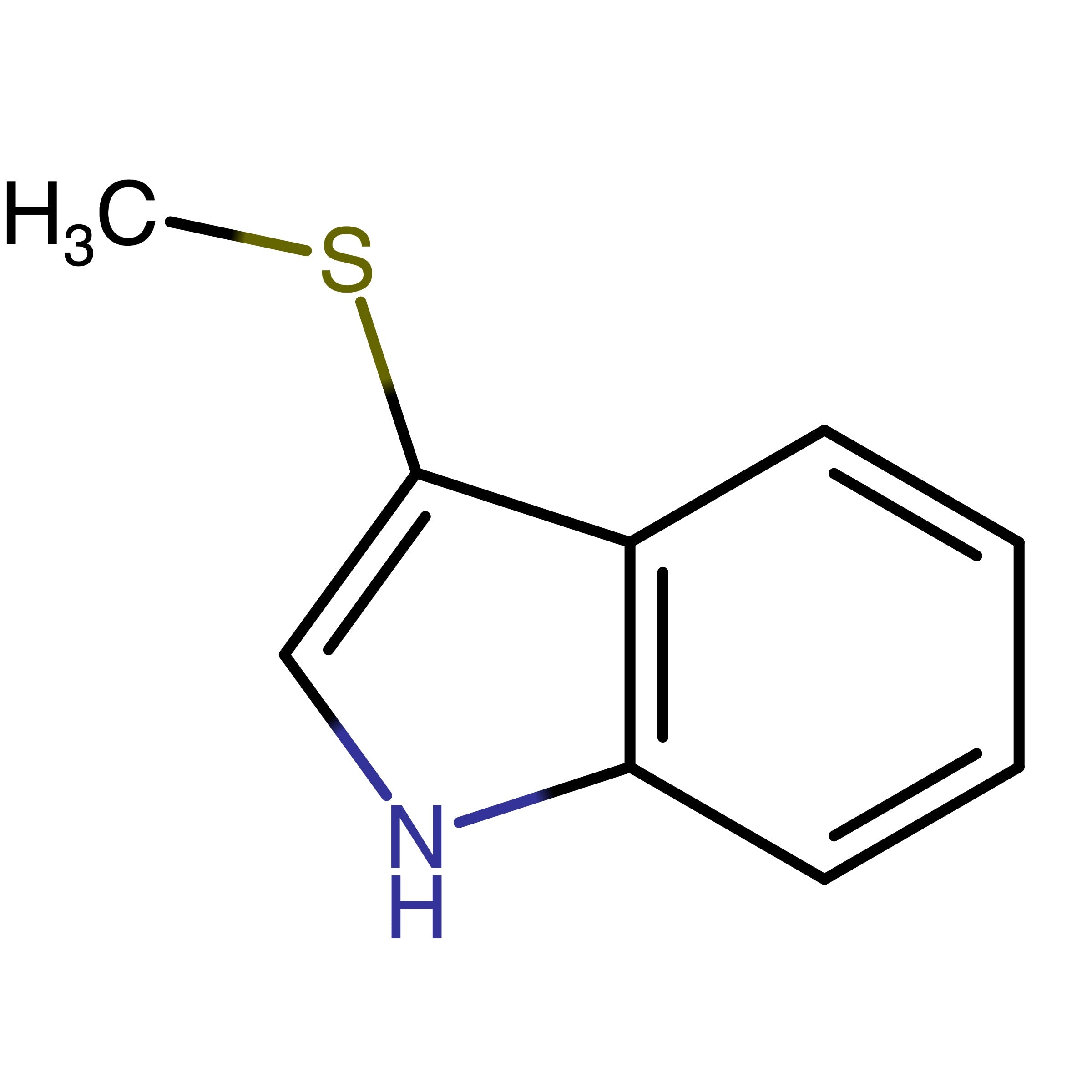 CAS RN 40015-10-9 | 3-(Methylthio)-1H-indole