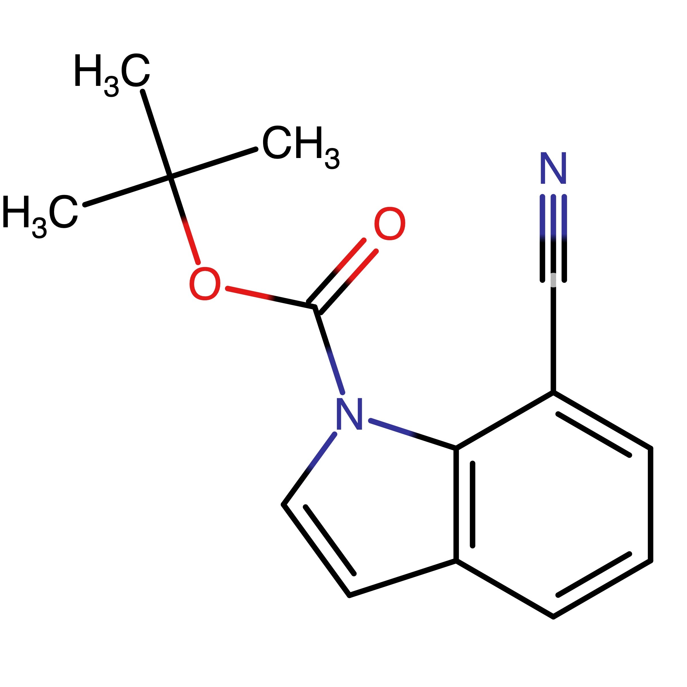 CAS RN 1521286-10-1 | tert-Butyl 7-carbonitril-1H-indole-1-carboxylate