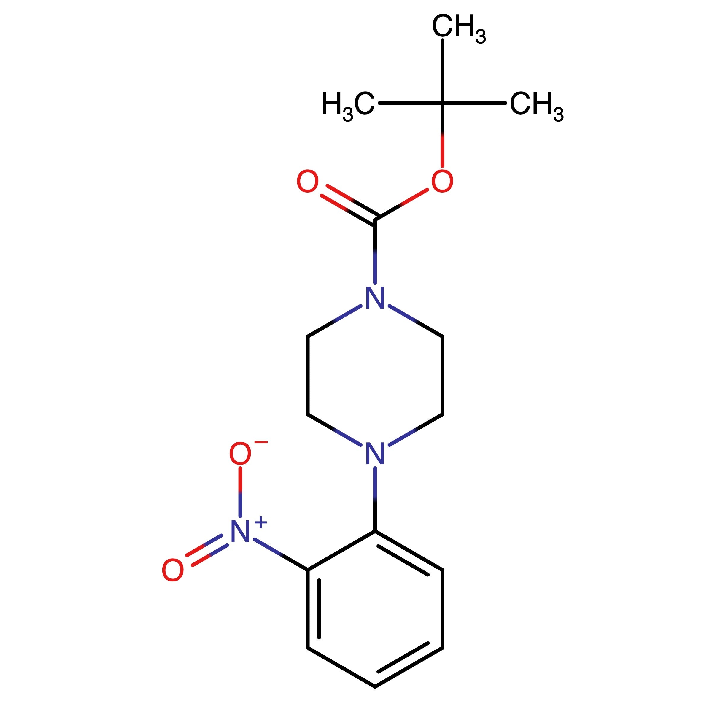 CAS 170017-73-9 | tert-Butyl 4-(2-nitrophenyl)piperazine-1-carboxylate | MFCD08275017