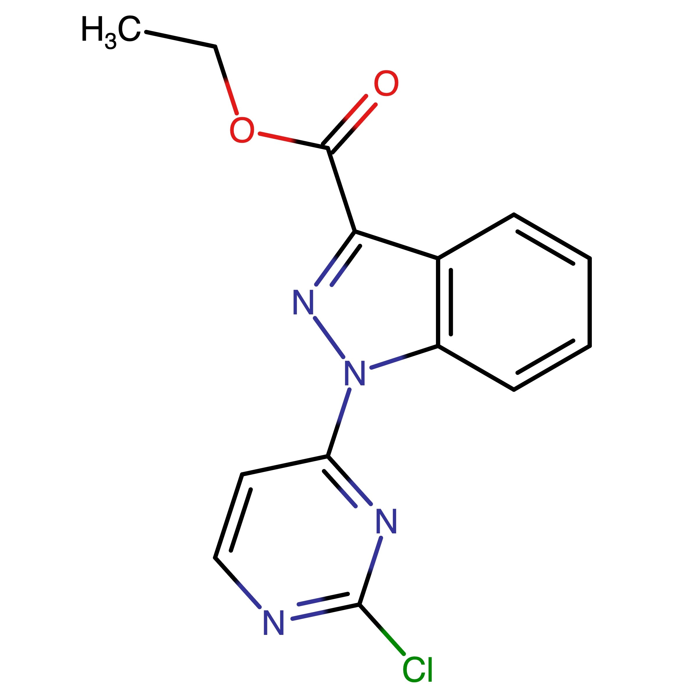 CAS RN 2103352-28-7 | ethyl 1-(2-Chloropyrimidin-4-yl)-1H-indazole-3-carboxylate