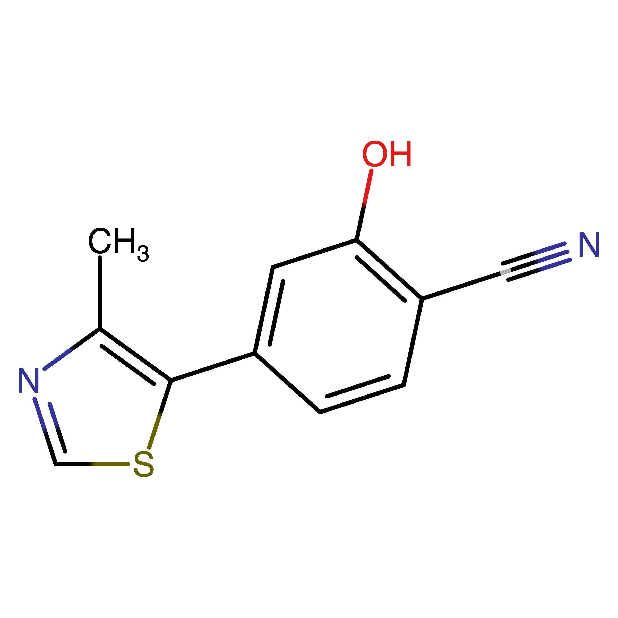 CAS RN 1448190-10-0 | 2-Hydroxy-4-(4-methylthiazol-5-yl)benzonitrile | MFCD28965251