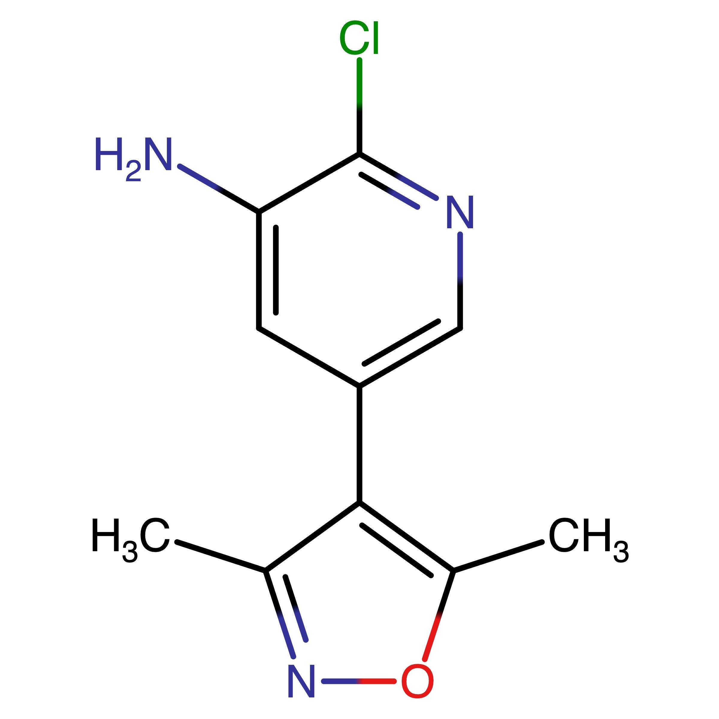 CAS RN 1800345-04-3 | 2-Chloro-5-(3,5-dimethylisoxazol-4-yl)pyridin-3-amine