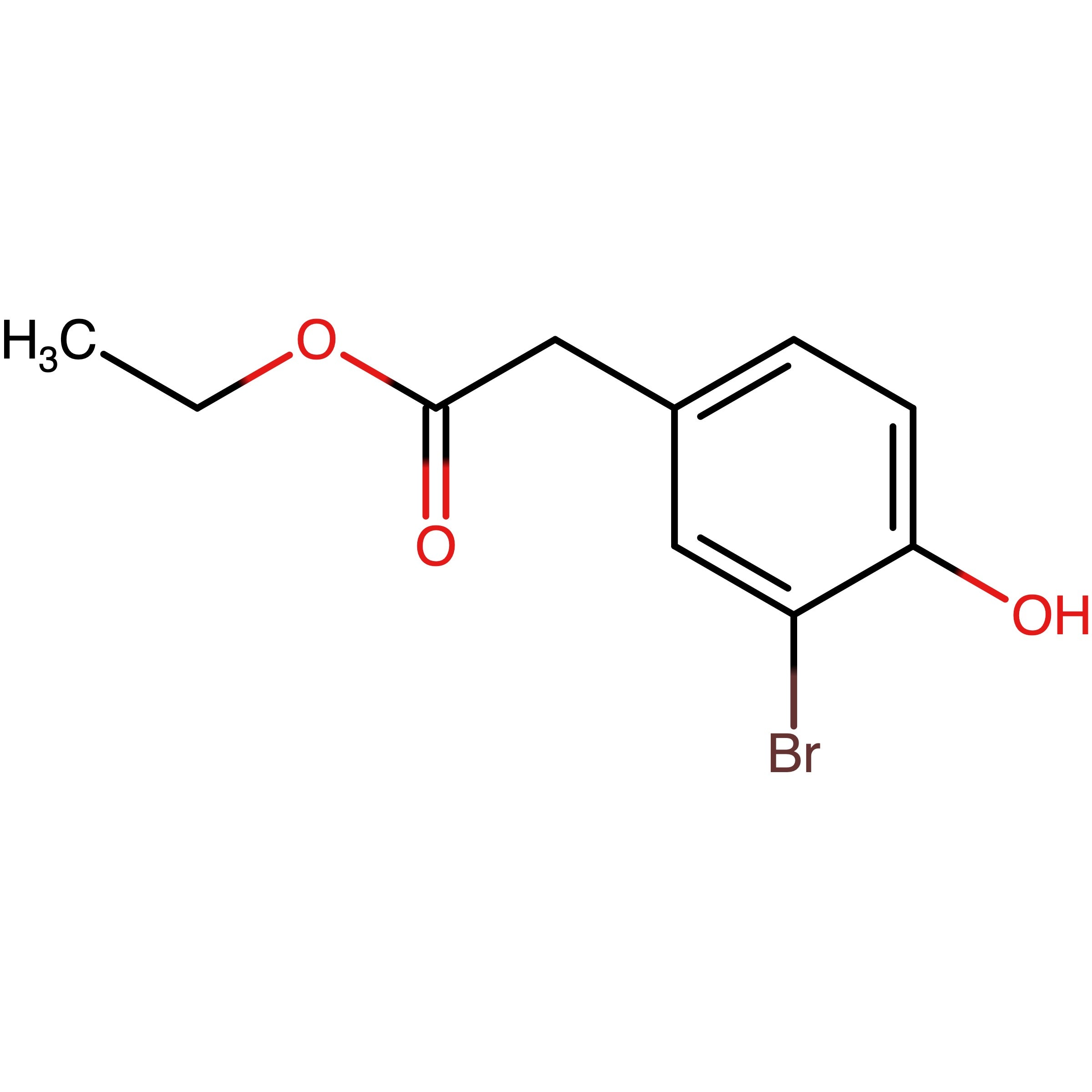 CAS RN 29121-25-3 | Ethyl 2-(3-bromo-4-hydroxyphenyl)acetate | MFCD16293380